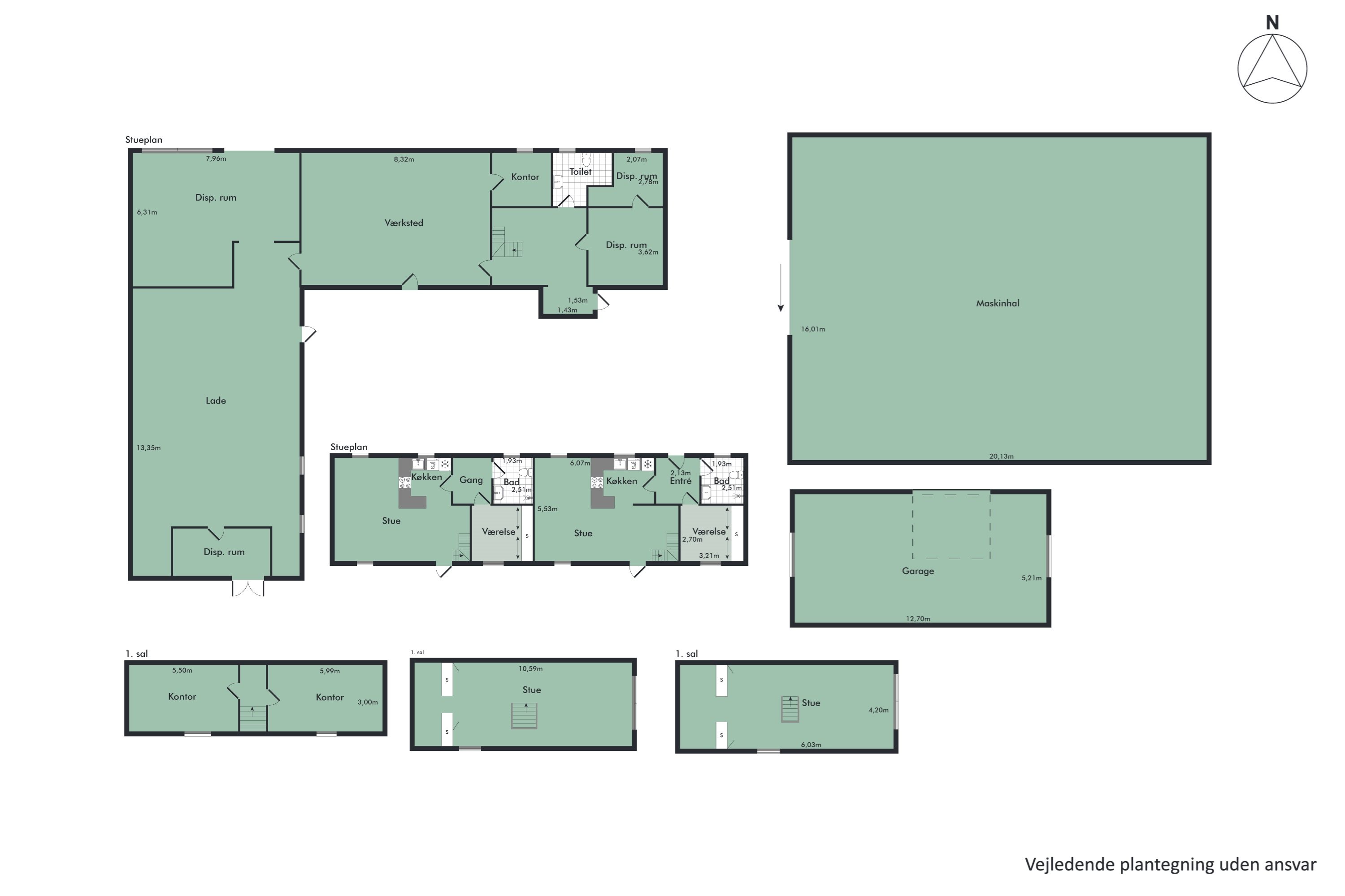 Plantegninger billede af Nørre Hurupvej 32A, Øster Hurup, 9560 Hadsund