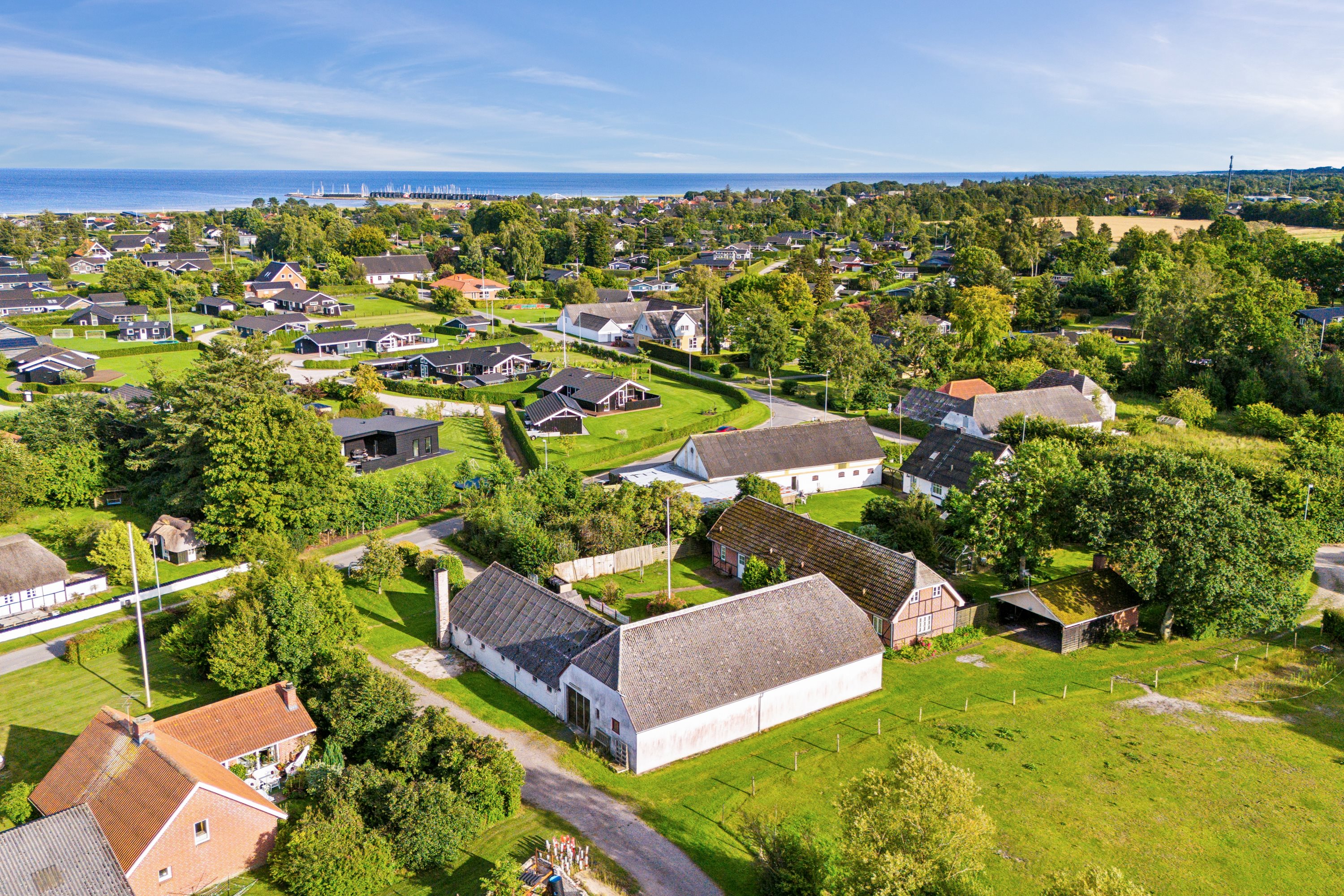 Miniaturebillede 1: luftfoto. Billede af Nørre Hurupvej 32A, Øster Hurup, 9560 Hadsund