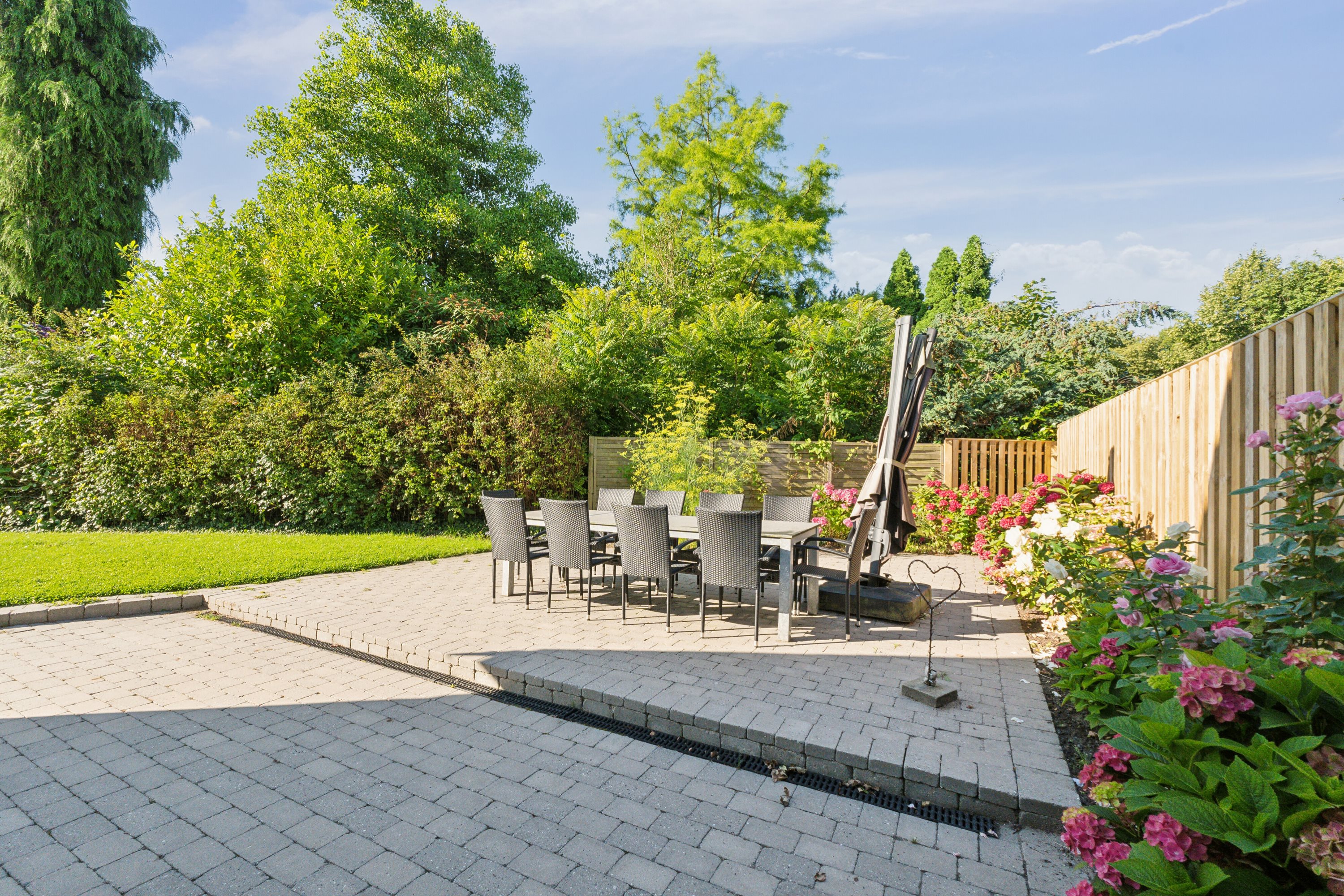 Fremhævet terrasse billede i fuldskærmstilstand. Billede af Gerskov Bygade 19, Gerskov, 5450 Otterup