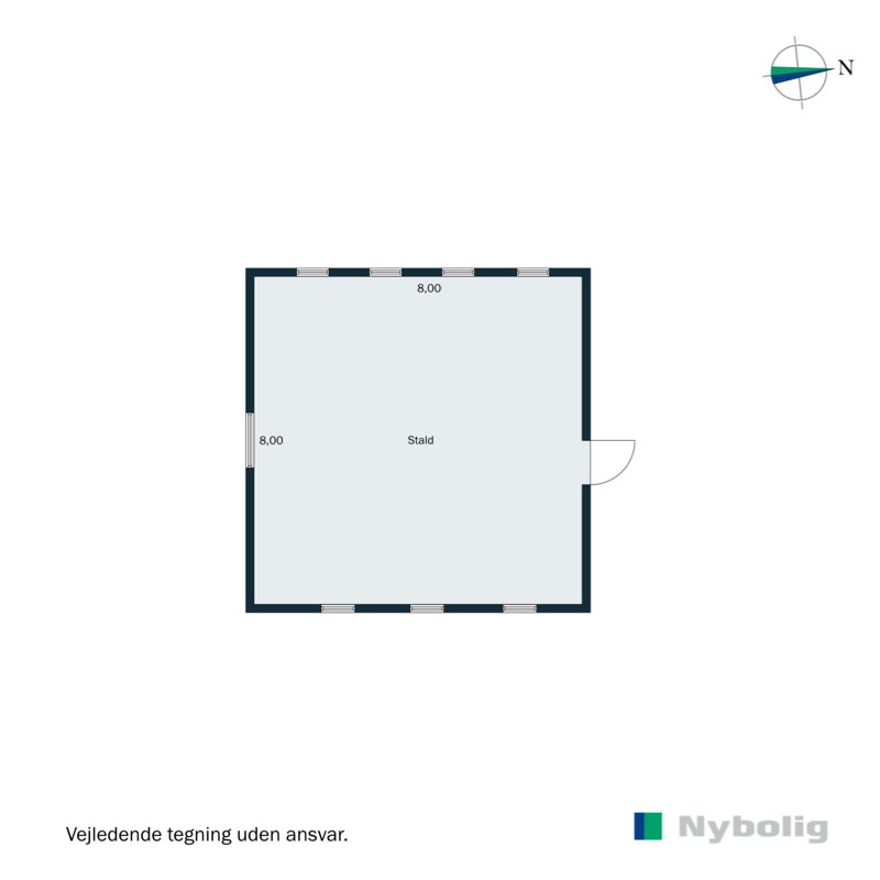 Plantegninger billede af Ø. Gesten Mosevej 18, 6621 Gesten