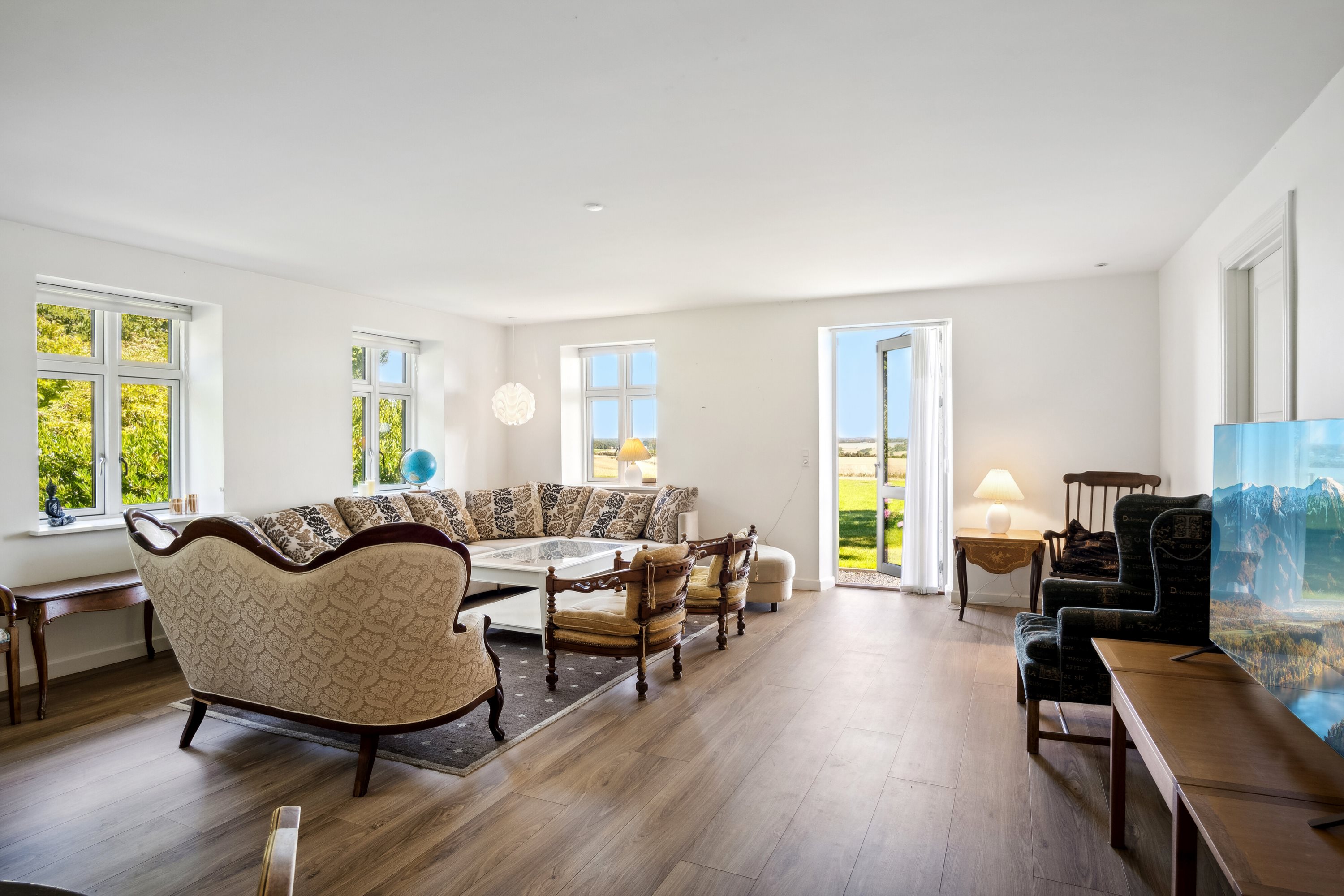 Fremhævet stue billede i fuldskærmstilstand. Billede af Falkensteenvej 14, Gerlev, 4200 Slagelse