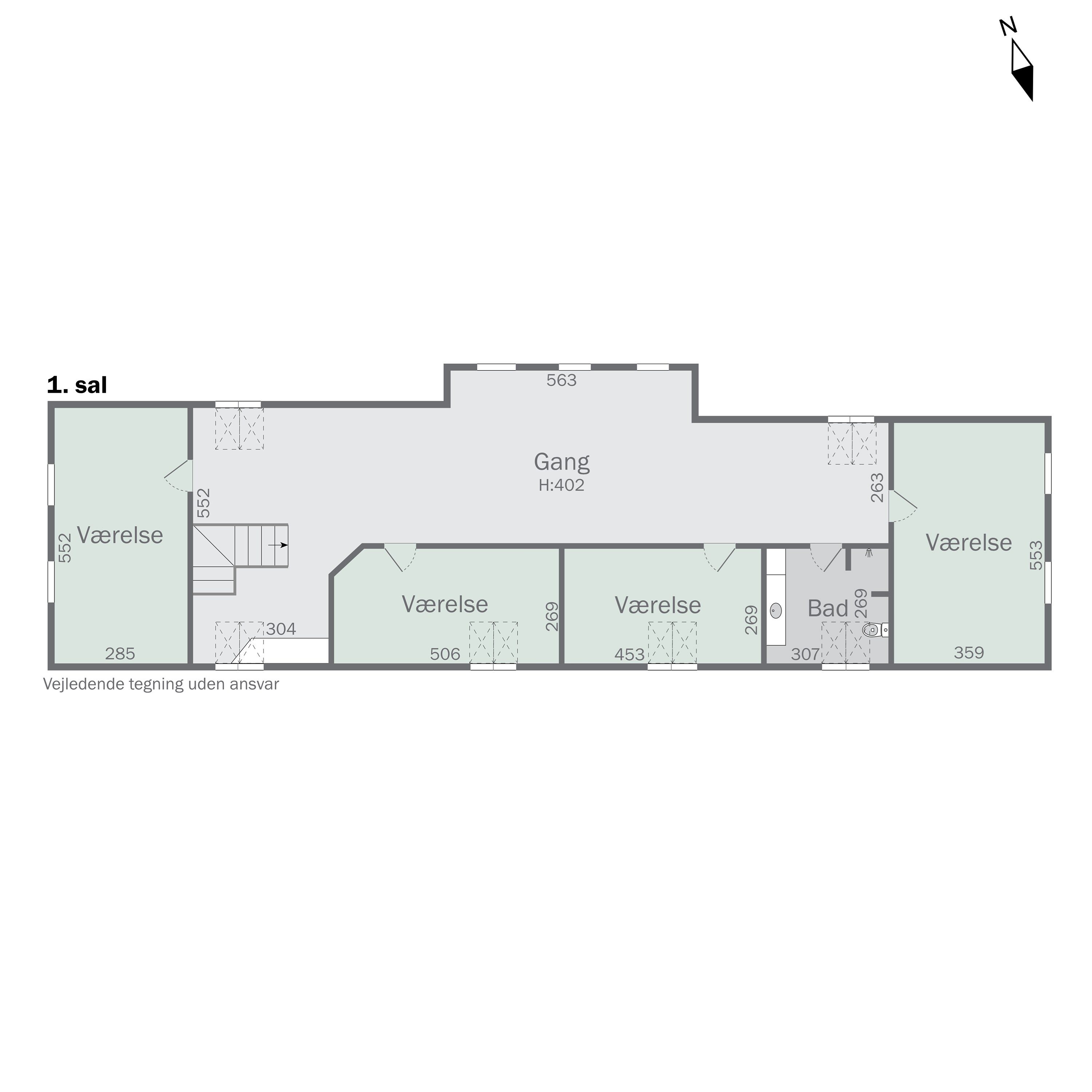 Plantegninger billede af Falkensteenvej 14, Gerlev, 4200 Slagelse