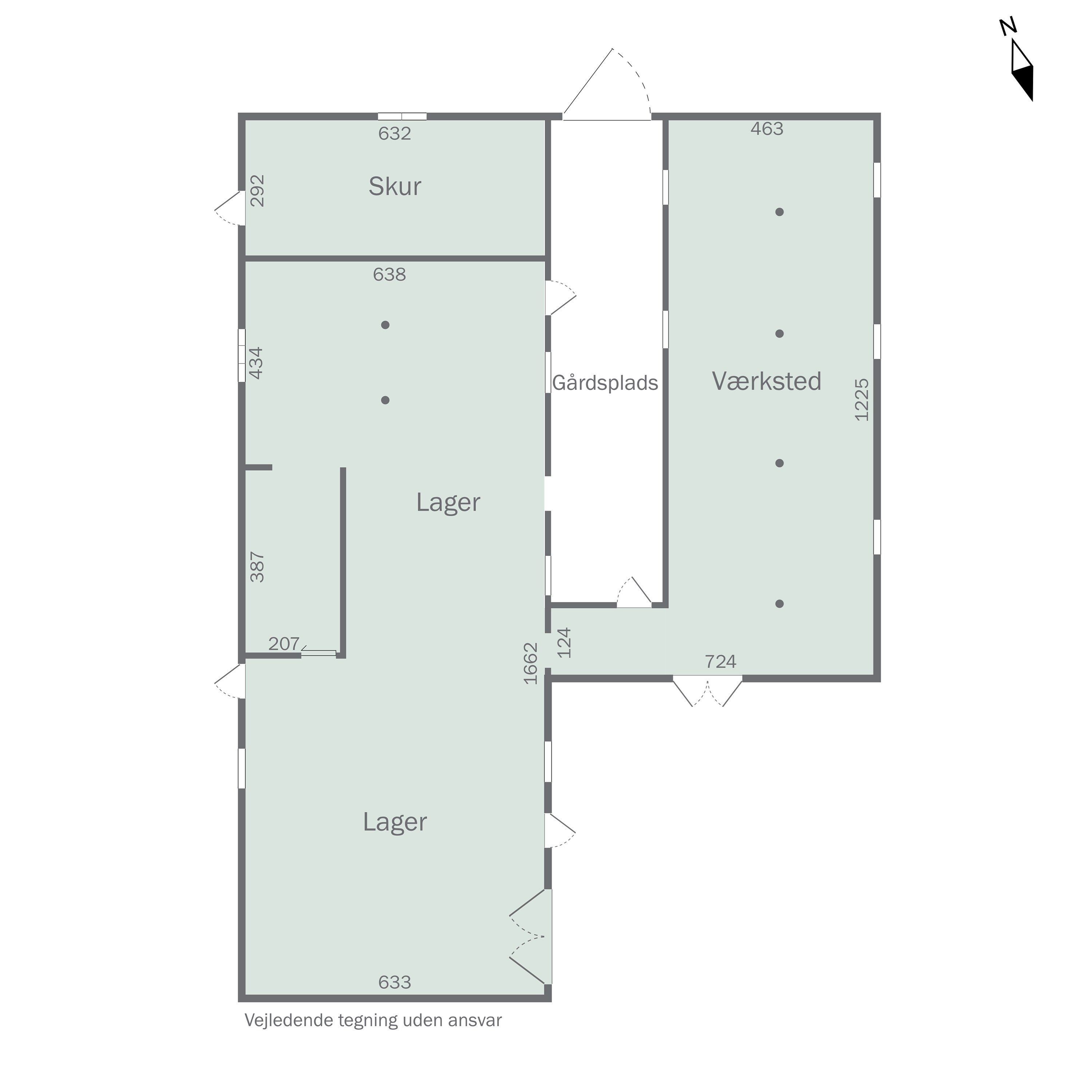 Plantegninger billede af Falkensteenvej 14, Gerlev, 4200 Slagelse