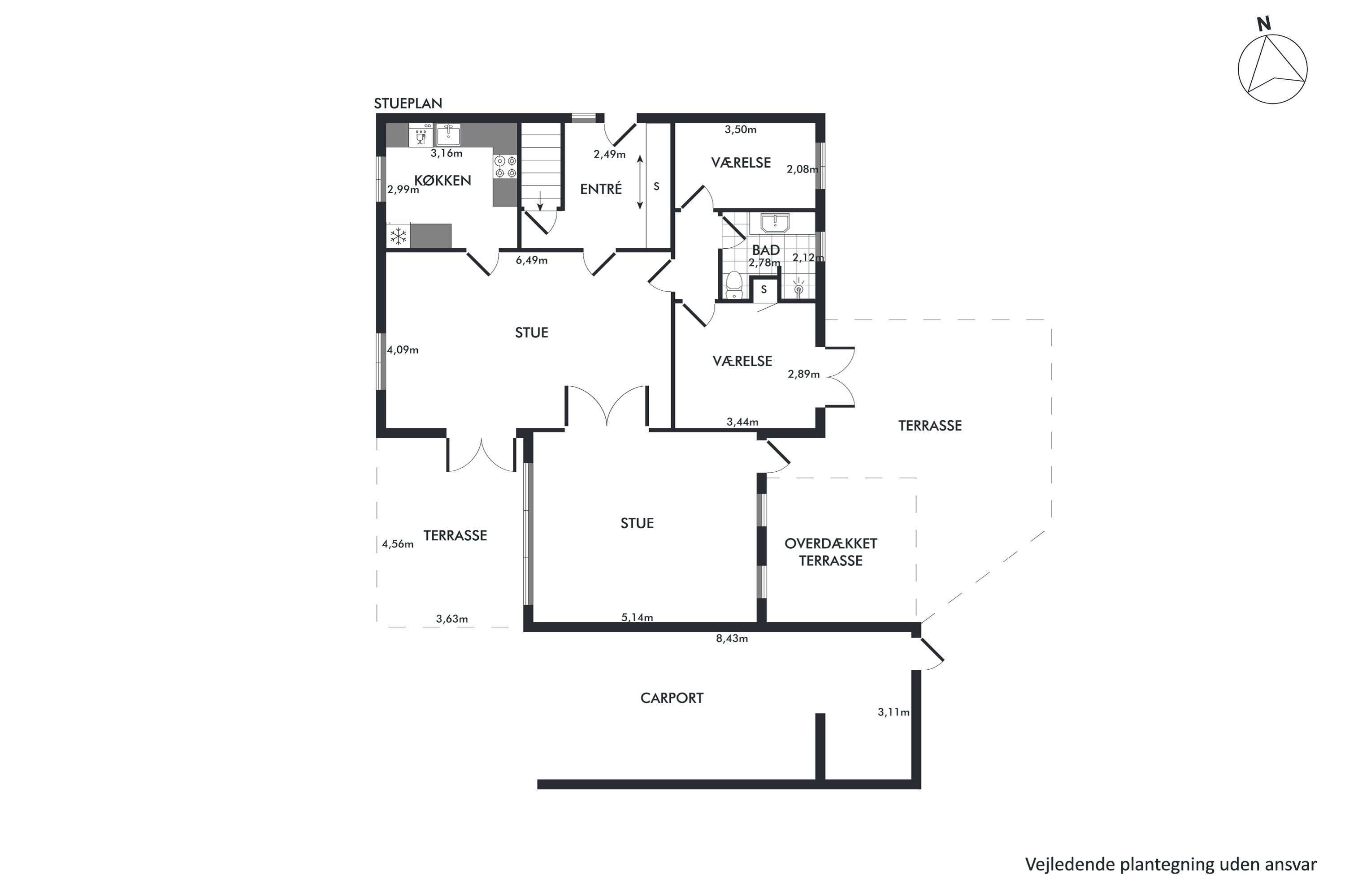 Plantegninger billede af Frederiksvej 10, 8800 Viborg