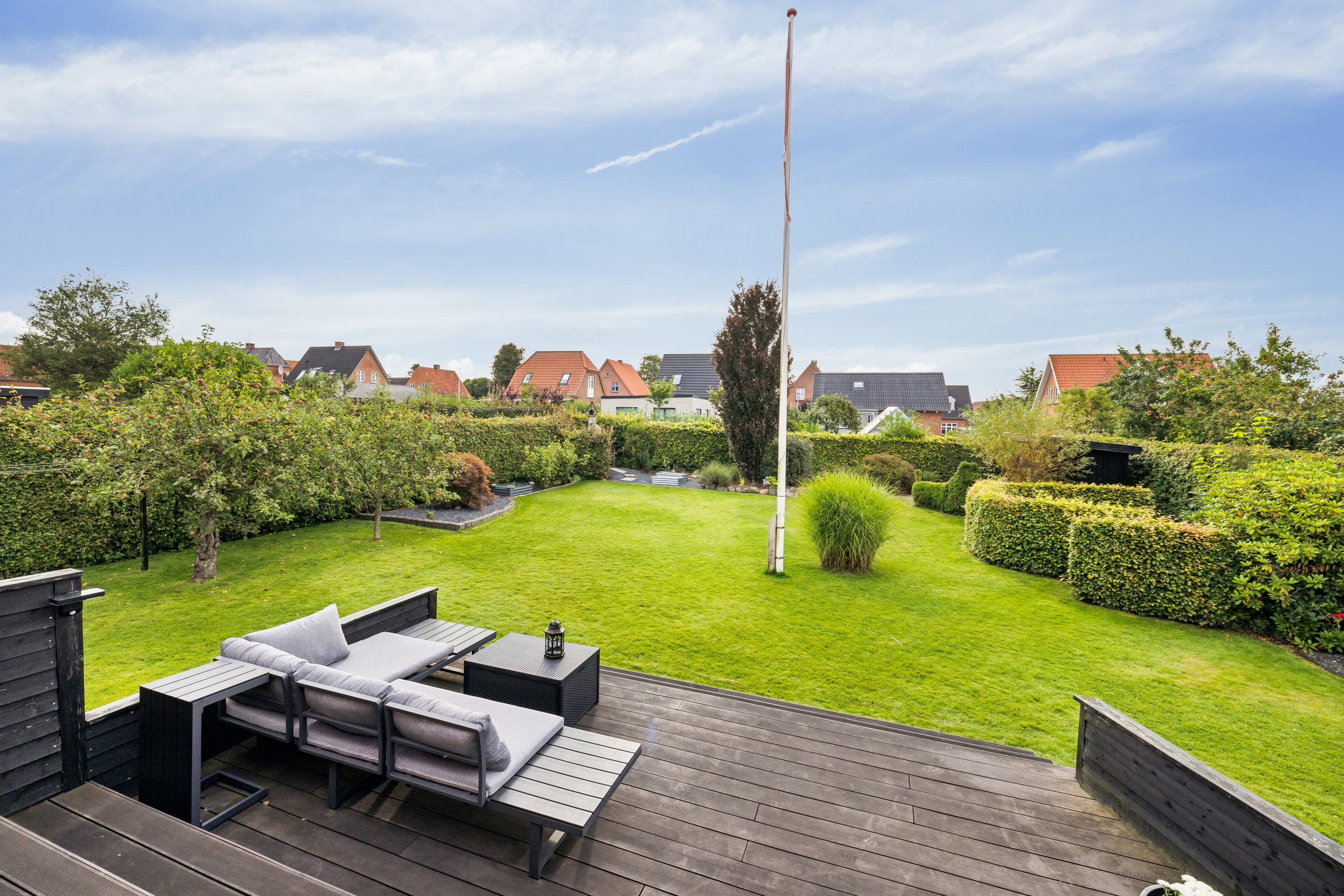 Fremhævet terrasse billede i fuldskærmstilstand. Billede af Frederiksvej 10, 8800 Viborg