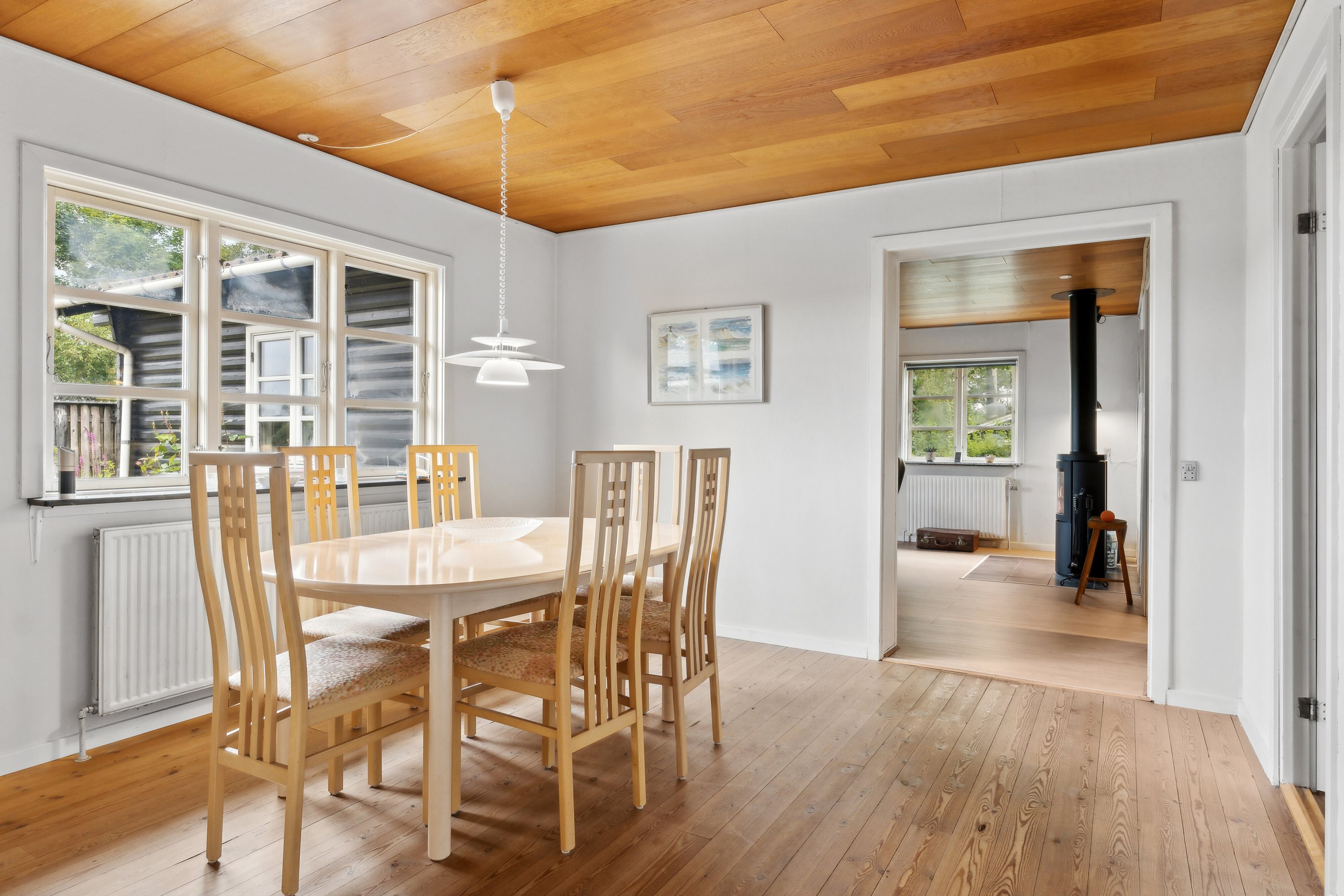 Fremhævet spisestue billede i fuldskærmstilstand. Billede af Ringkøbingvej 23B, 7441 Bording