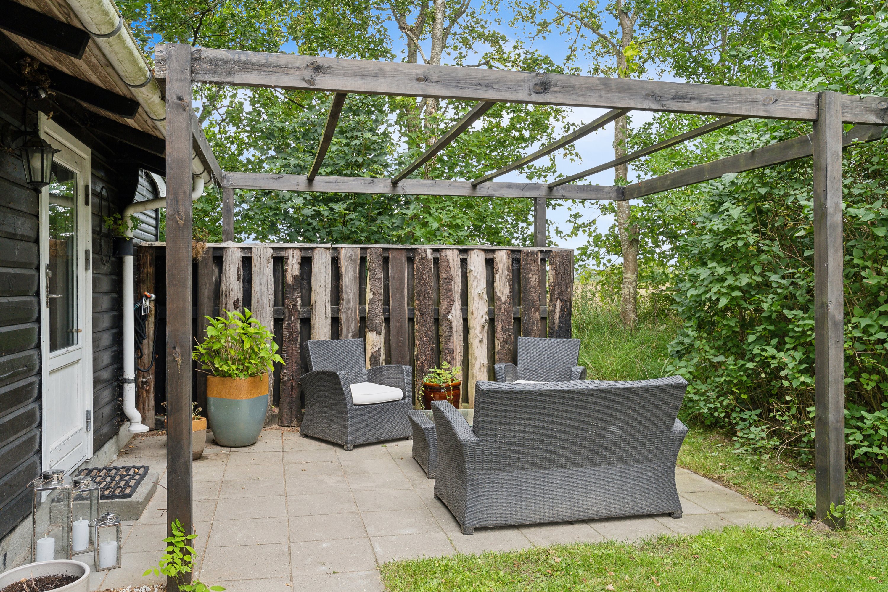 Fremhævet terrasse billede i fuldskærmstilstand. Billede af Ringkøbingvej 23B, 7441 Bording