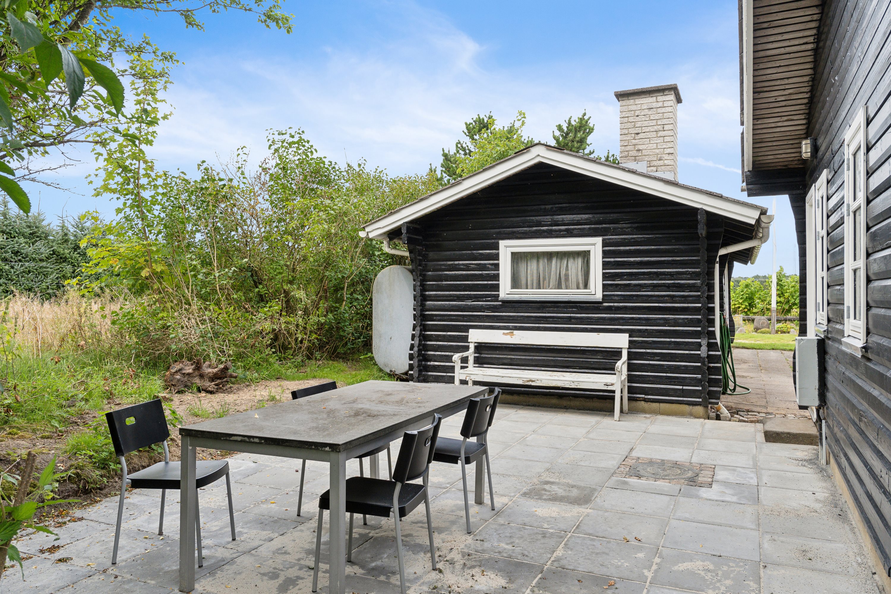 Fremhævet terrasse billede i fuldskærmstilstand. Billede af Ringkøbingvej 23B, 7441 Bording