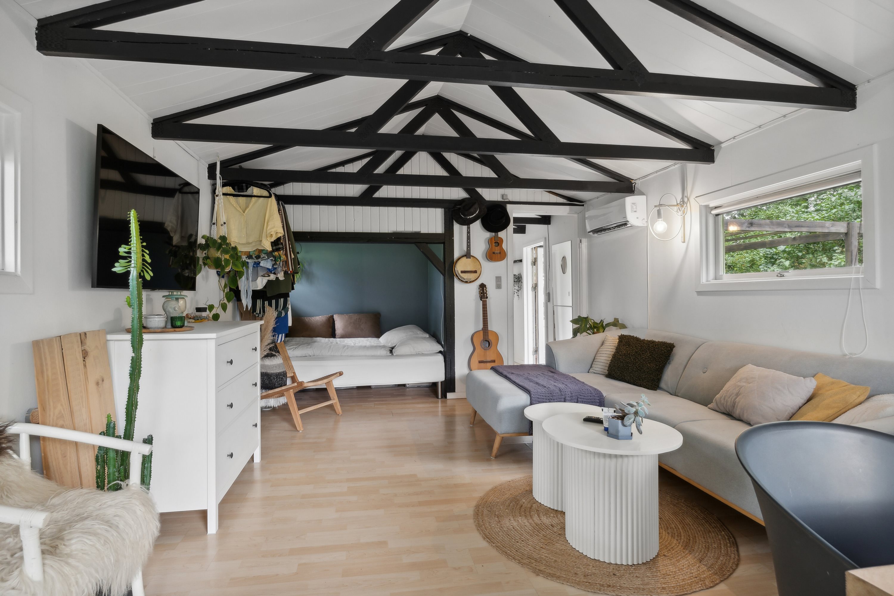 Fremhævet stue billede i fuldskærmstilstand. Billede af Ringkøbingvej 23B, 7441 Bording