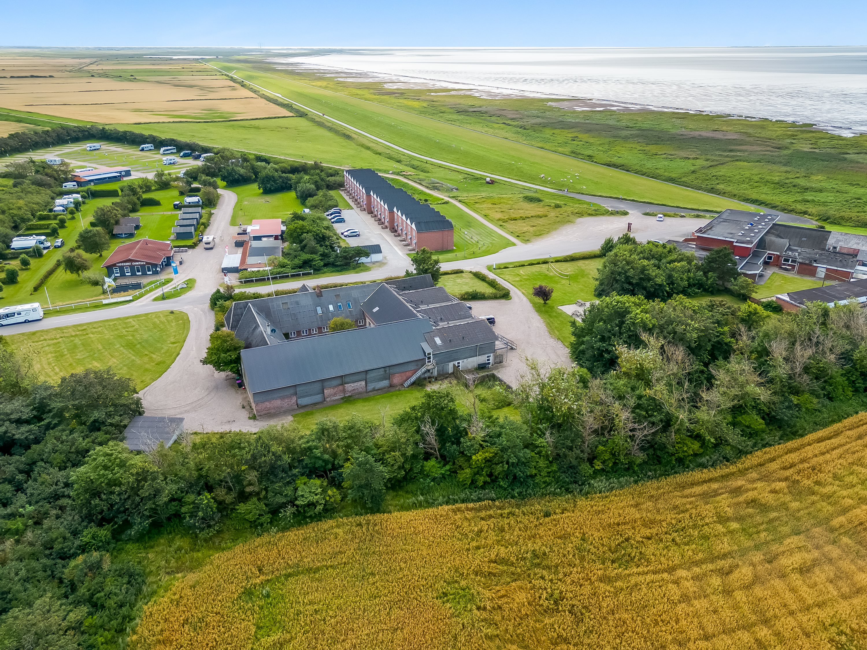 Fremhævet luftfoto billede i fuldskærmstilstand. Billede af Emmerlev Klev 6, 6280 Højer