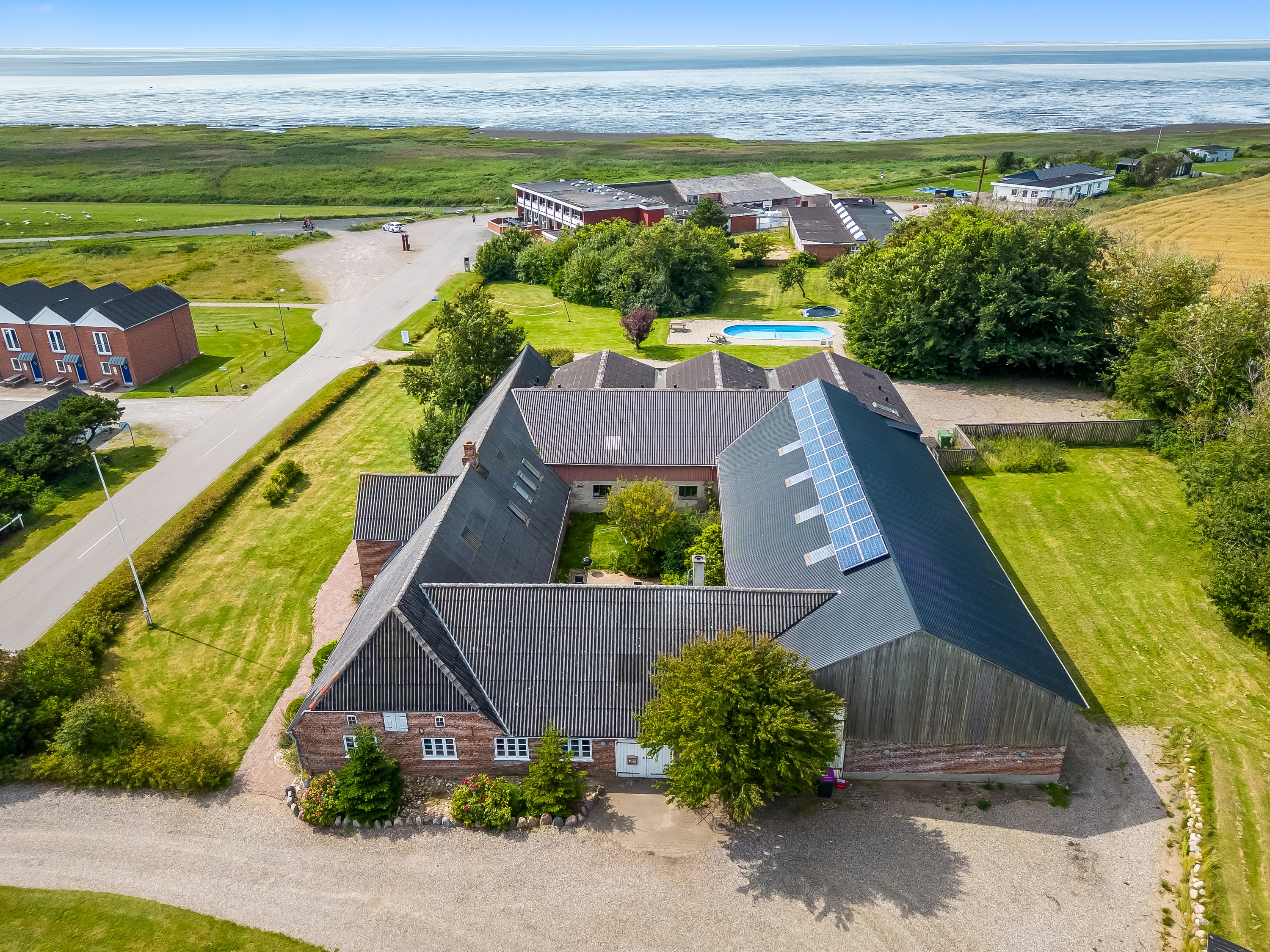 Miniaturebillede 1: luftfoto. Billede af Emmerlev Klev 6, 6280 Højer