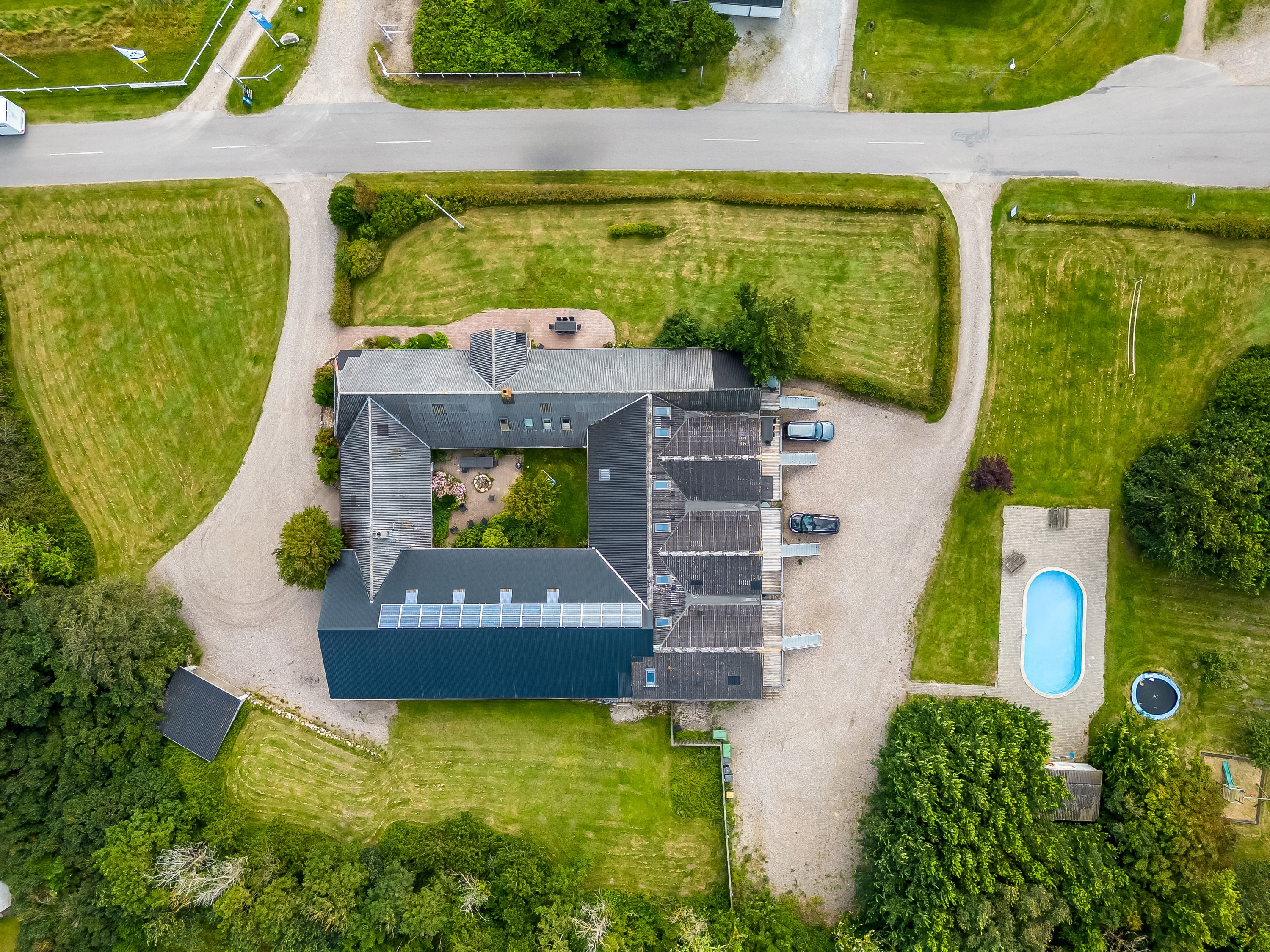 Fremhævet luftfoto billede i fuldskærmstilstand. Billede af Emmerlev Klev 6, 6280 Højer