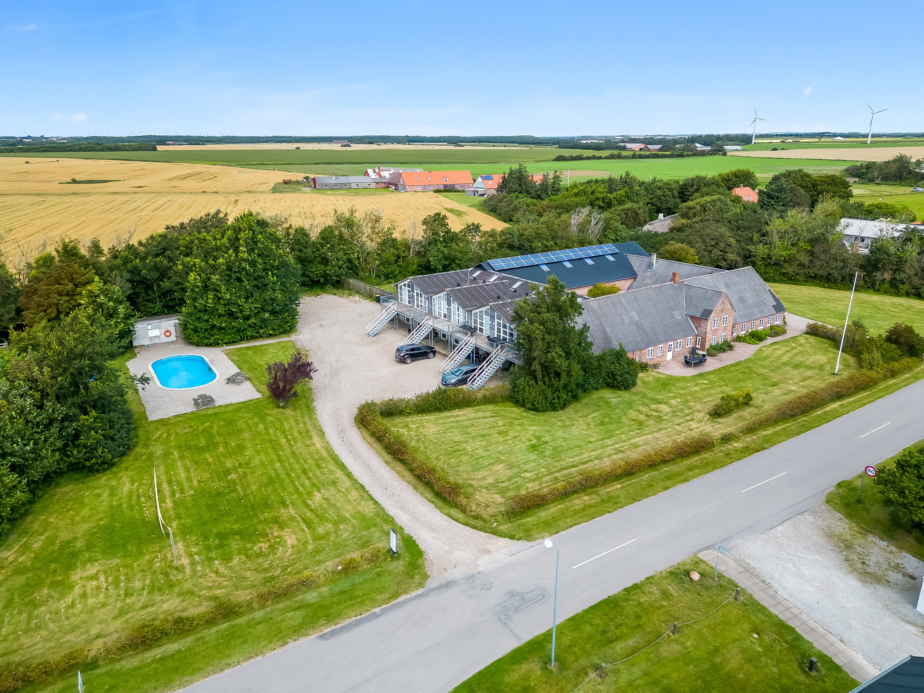 Fremhævet luftfoto billede i fuldskærmstilstand. Billede af Emmerlev Klev 6, 6280 Højer