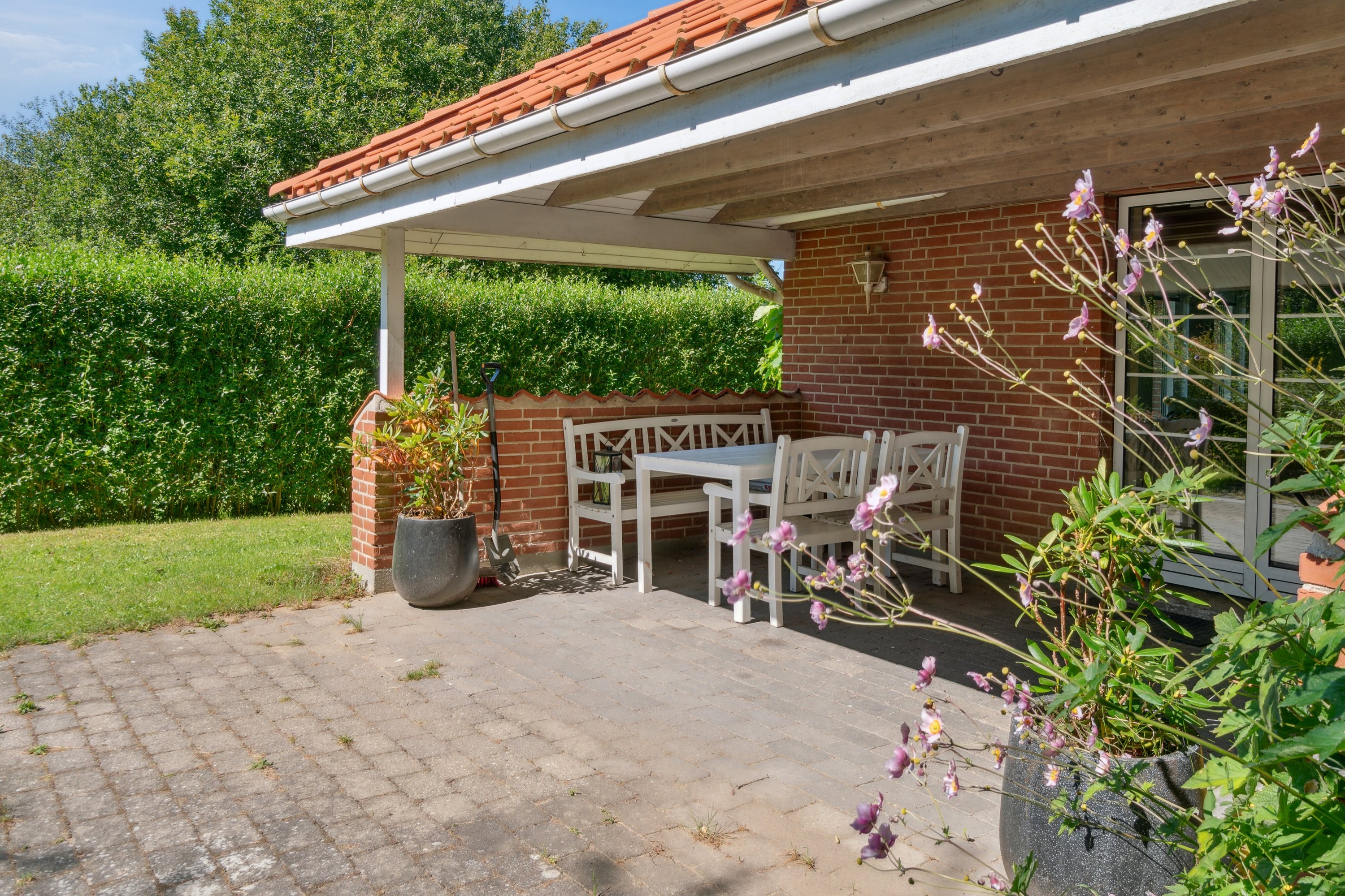 Fremhævet overdækket terrasse billede i fuldskærmstilstand. Billede af Hovedgaden 77B, 4520 Svinninge