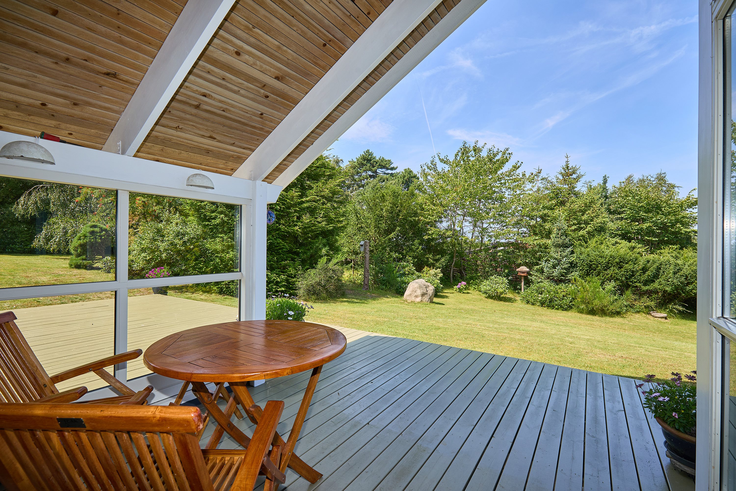 Fremhævet terrasse billede i fuldskærmstilstand. Billede af Rævehaugen 7, Udsholt, 3230 Græsted