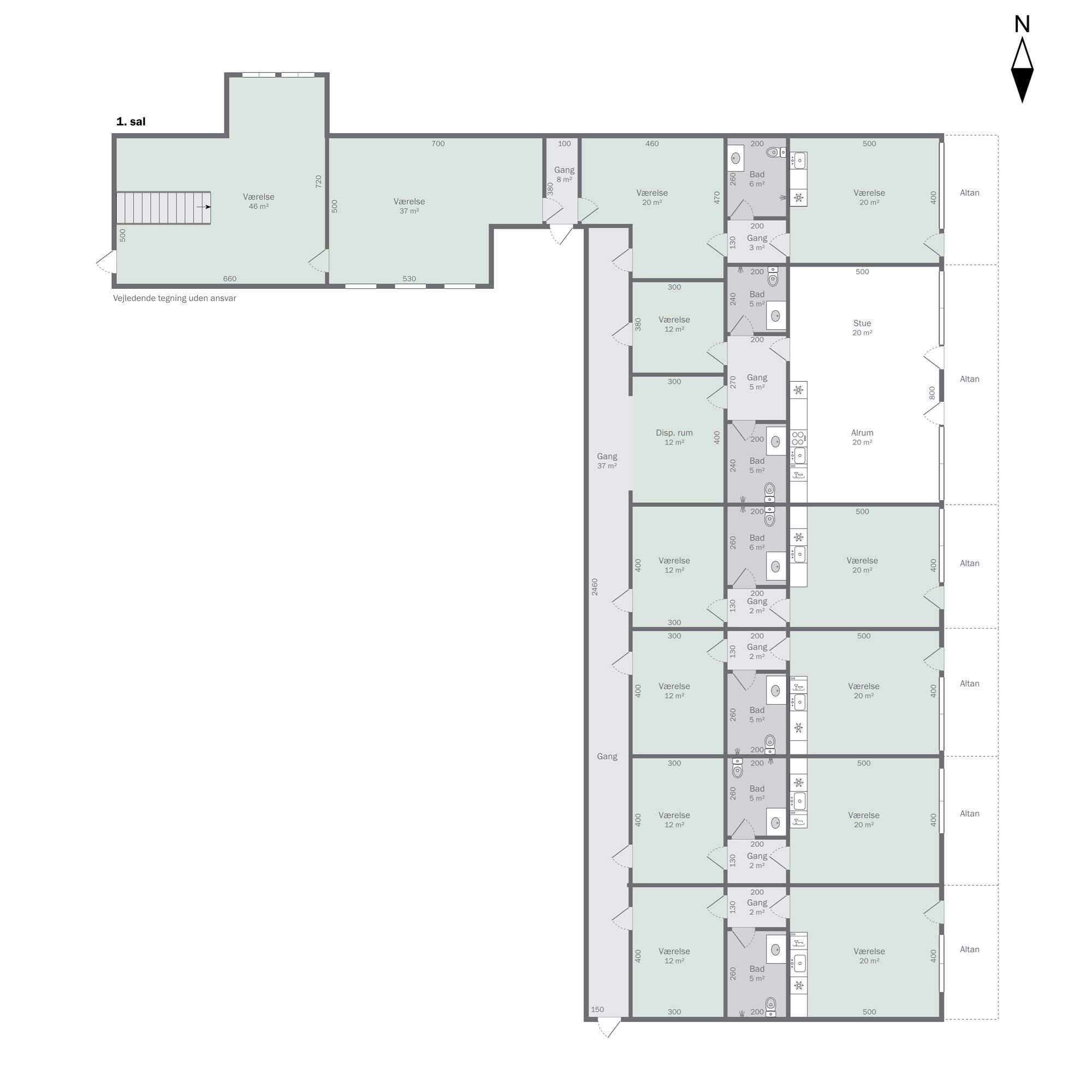 Plantegninger billede af Emmerlev Klev 6, 6280 Højer