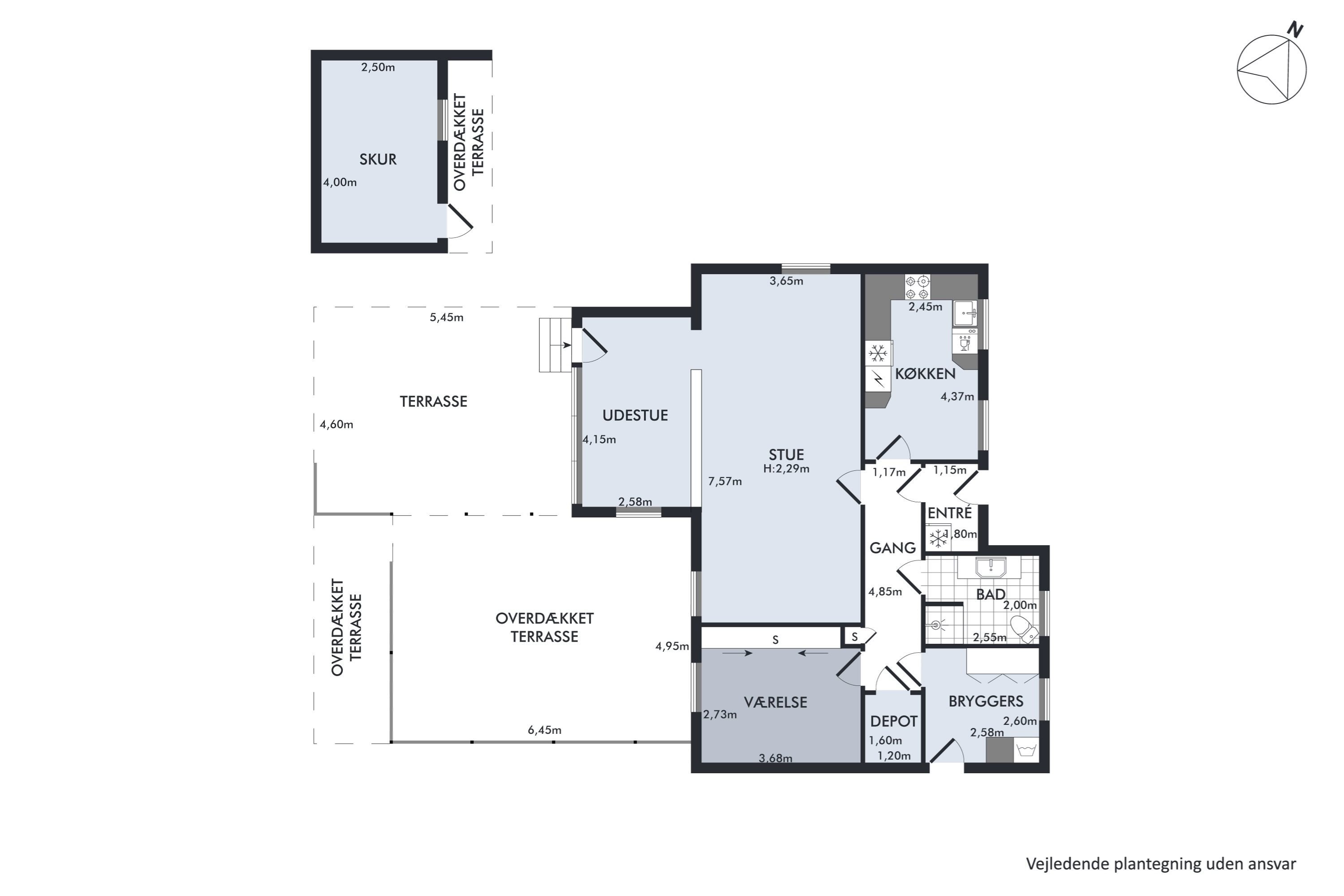 Plantegninger billede af Markedsvej 14, 9700 Brønderslev