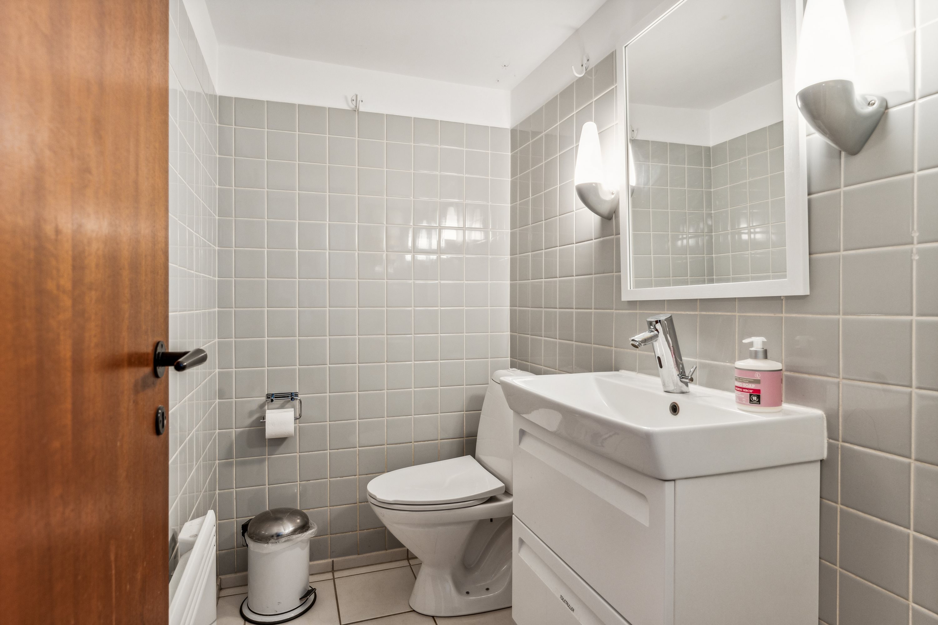 Fremhævet badeværelse billede i fuldskærmstilstand. Billede af Skovvejen 29, 8850 Bjerringbro