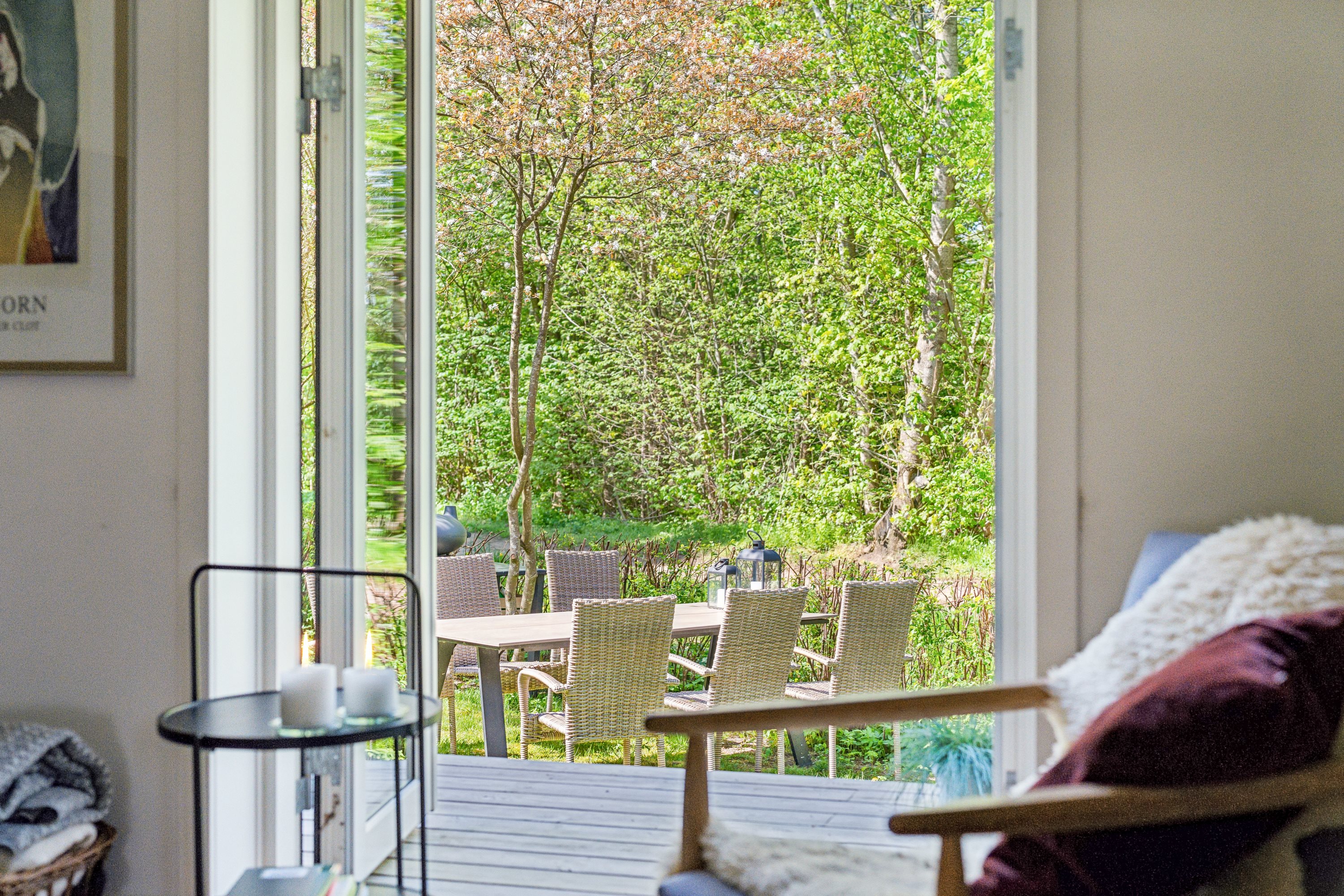 Fremhævet stue billede i fuldskærmstilstand. Billede af Skovvejen 29, 8850 Bjerringbro