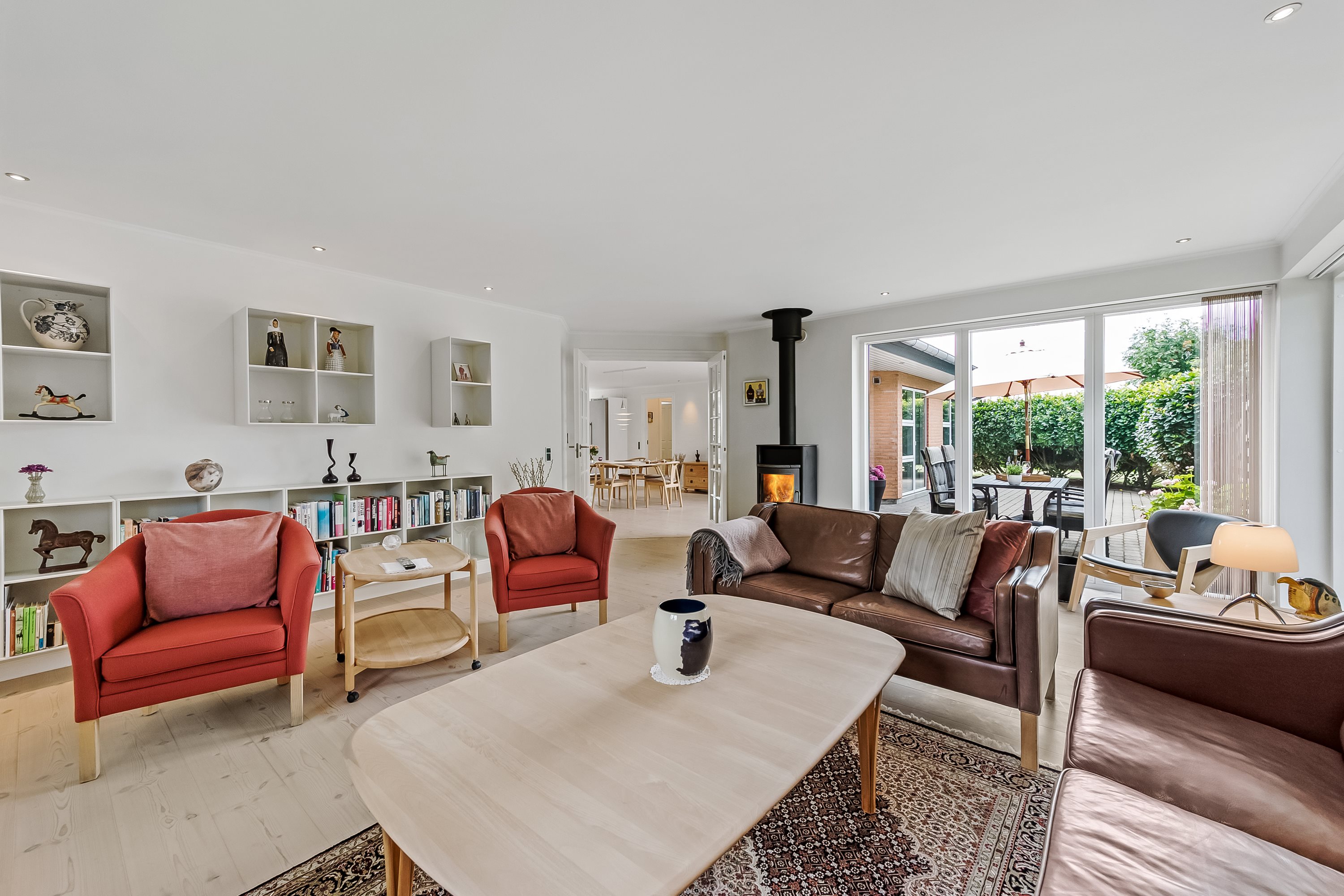 Fremhævet stue billede i fuldskærmstilstand. Billede af Gotlandsgade 17, 6950 Ringkøbing