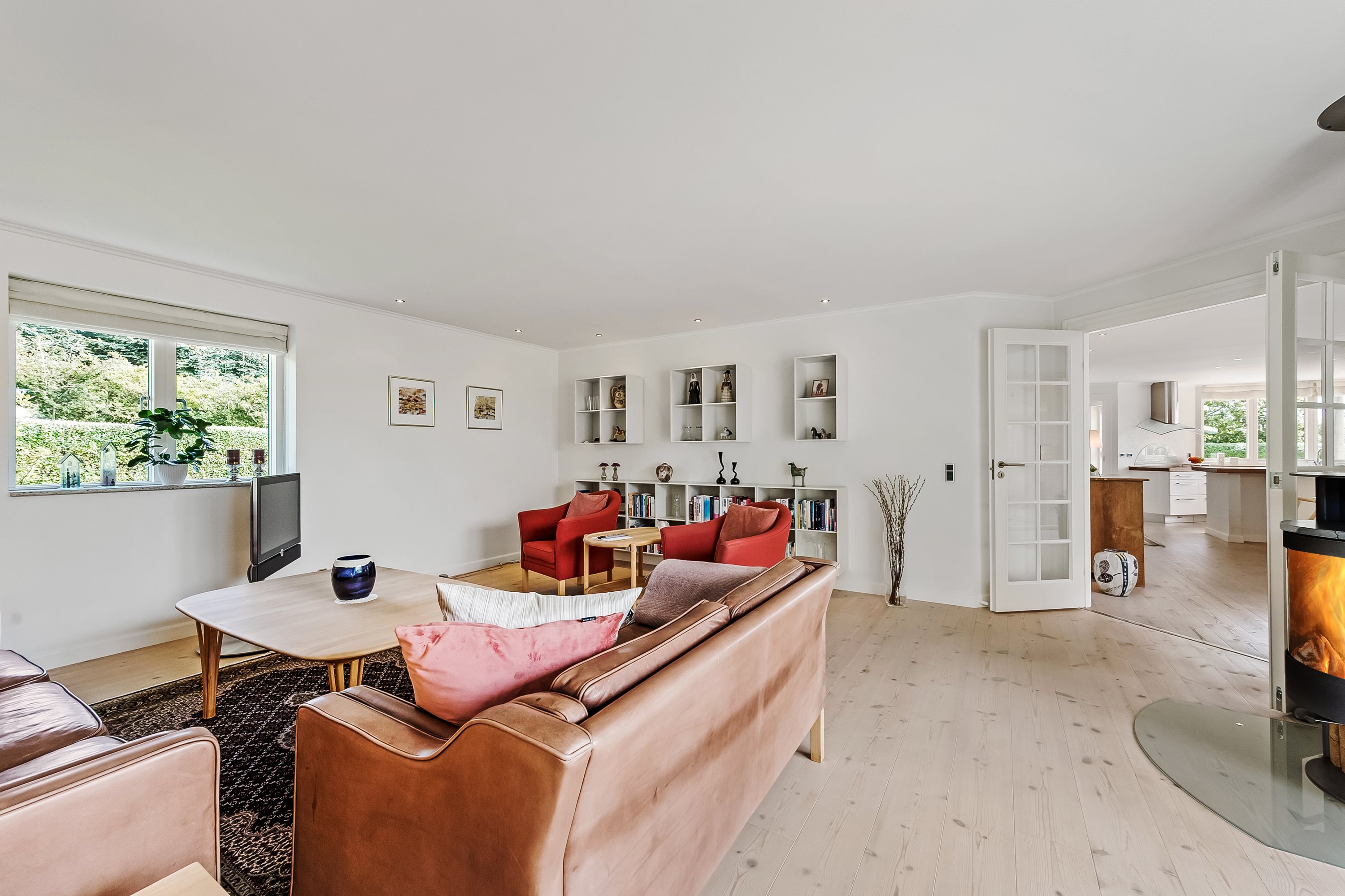 Fremhævet stue billede i fuldskærmstilstand. Billede af Gotlandsgade 17, 6950 Ringkøbing