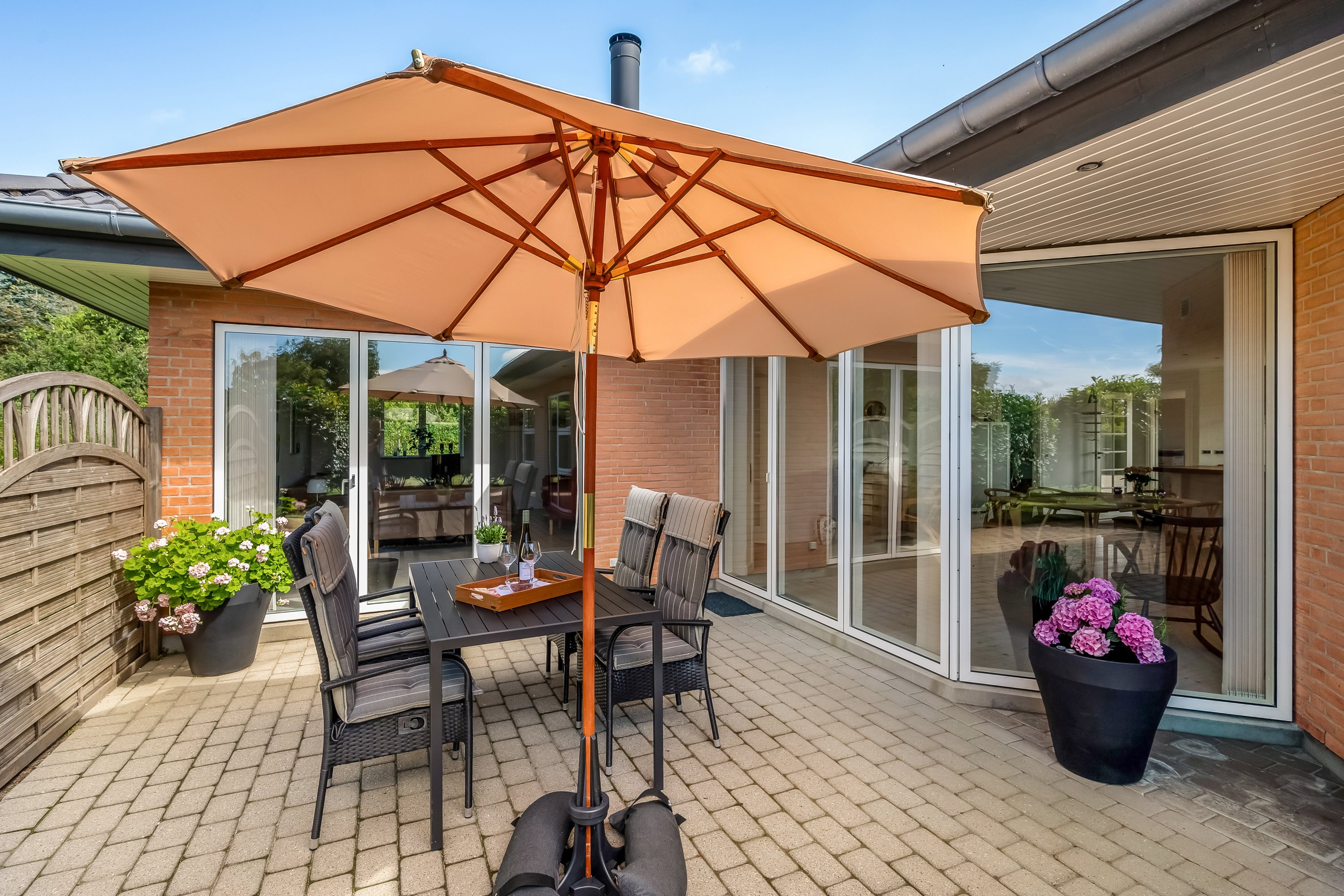 Fremhævet terrasse billede i fuldskærmstilstand. Billede af Gotlandsgade 17, 6950 Ringkøbing