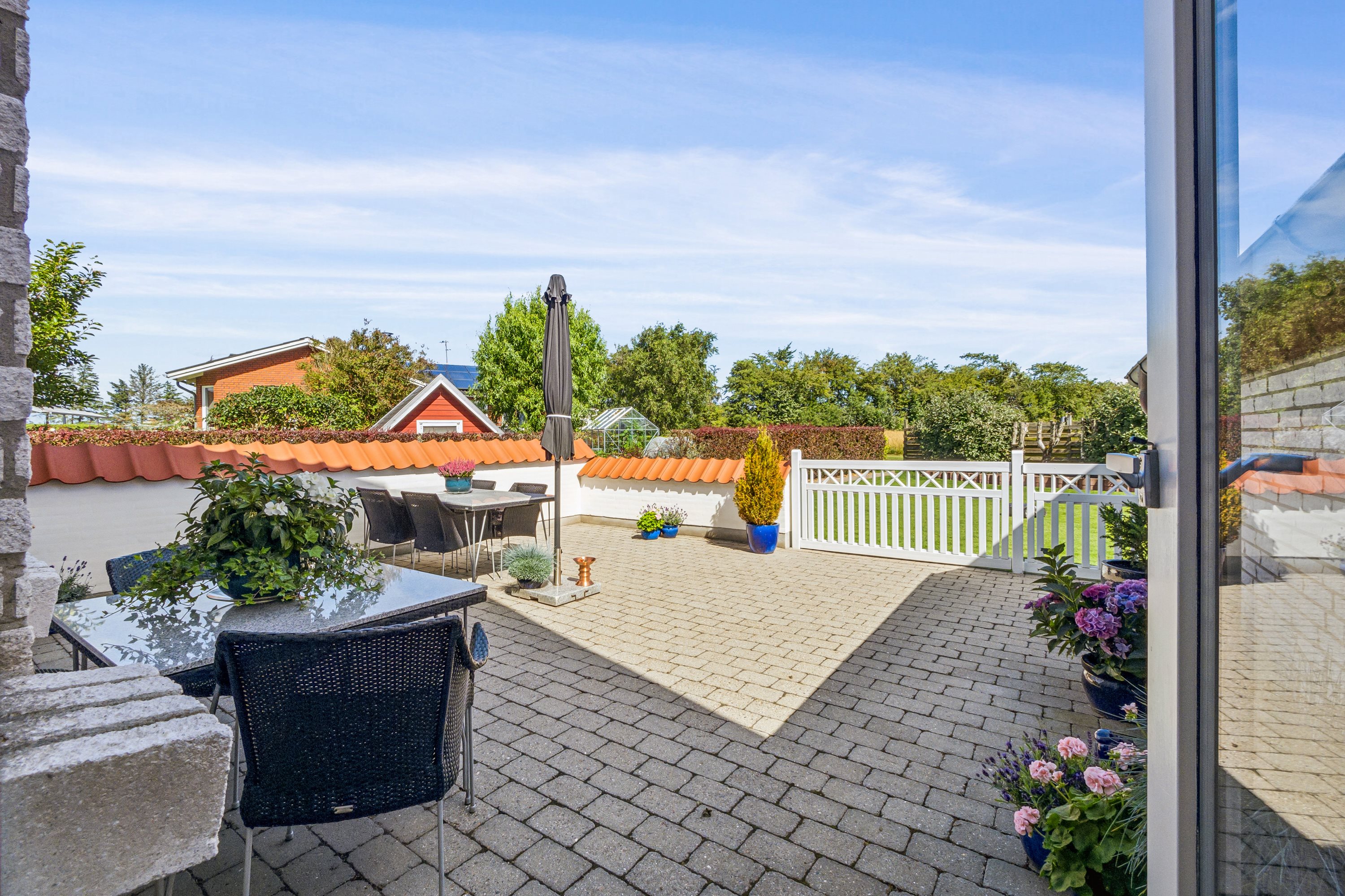 Fremhævet terrassen billede i fuldskærmstilstand. Billede af Visdomsvej 4, 7741 Frøstrup