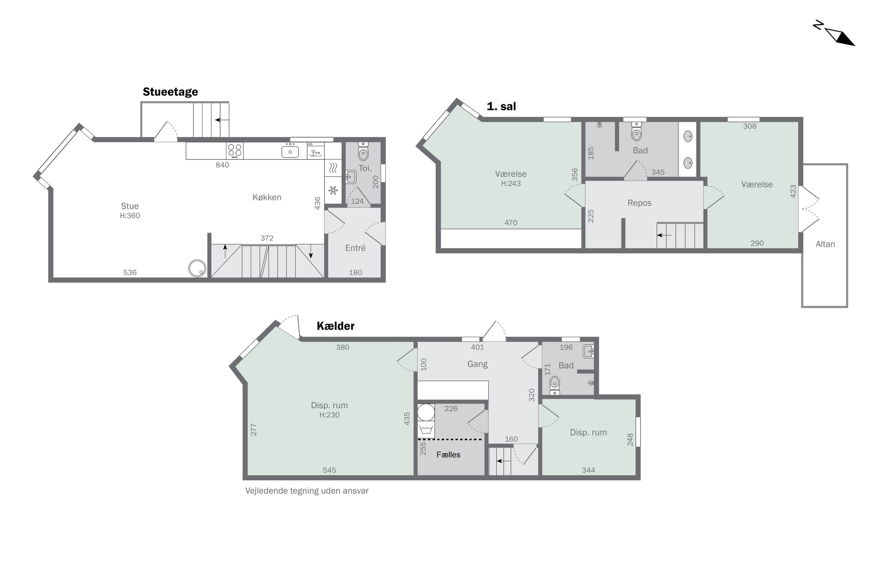 Plantegninger billede af Slotsalleen 6B, 2930 Klampenborg