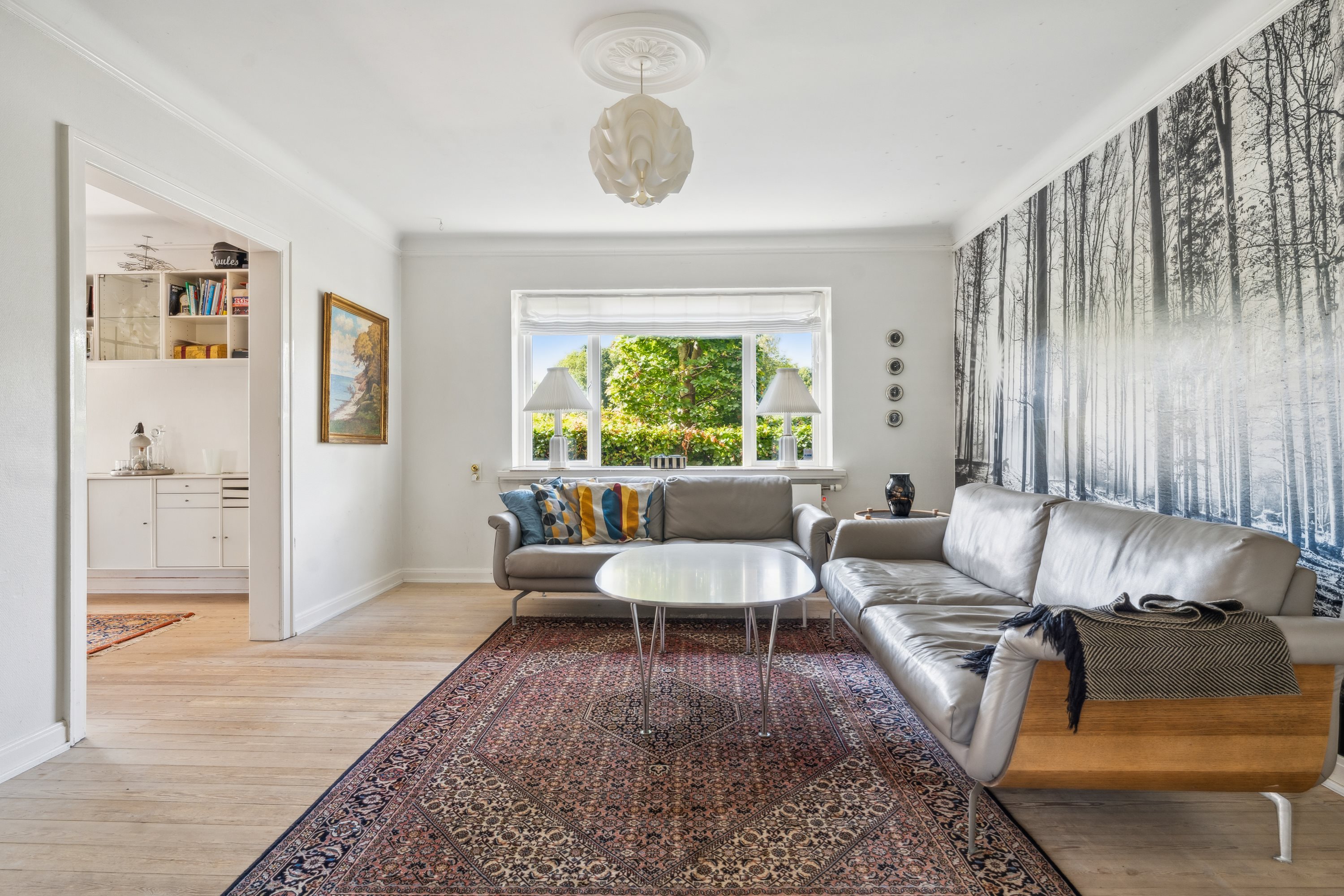 Fremhævet stue billede i fuldskærmstilstand. Billede af Fladbrovej 17, 8920 Randers NV