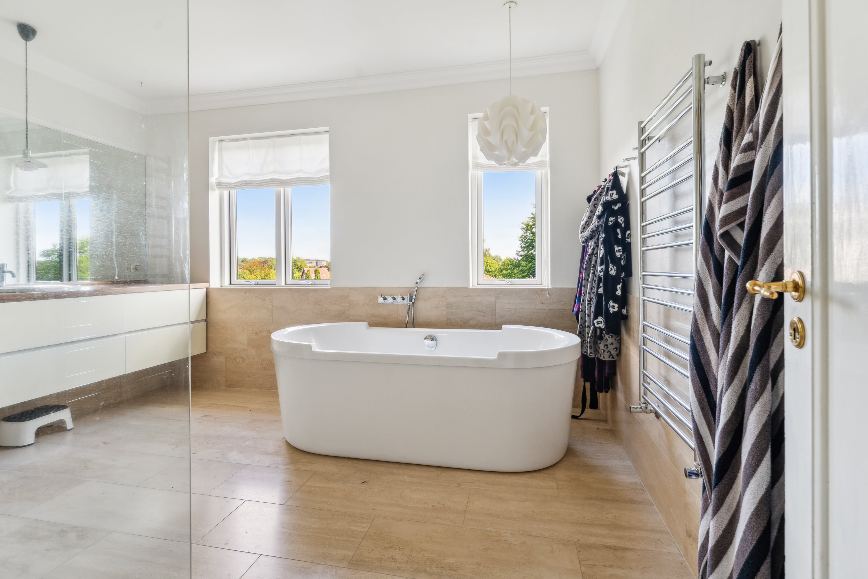 Fremhævet badeværelse billede i fuldskærmstilstand. Billede af Fladbrovej 17, 8920 Randers NV