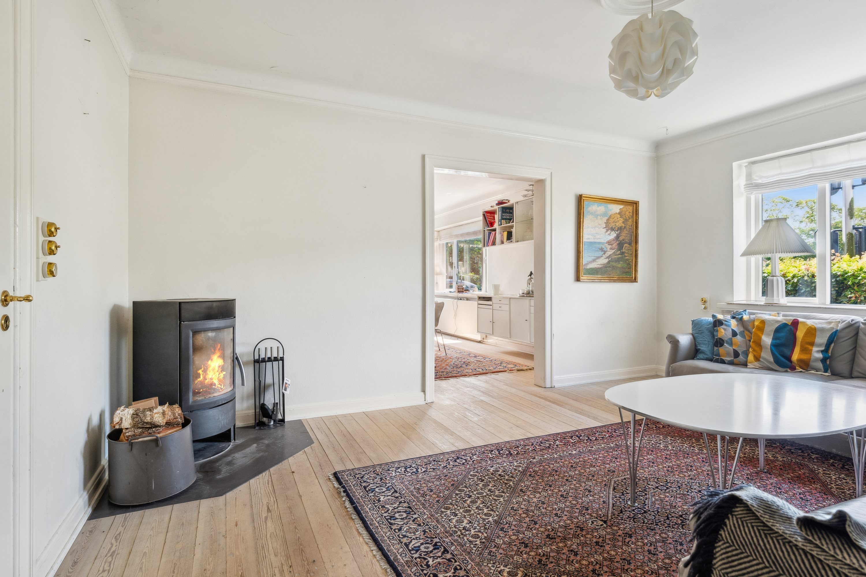 Fremhævet stue billede i fuldskærmstilstand. Billede af Fladbrovej 17, 8920 Randers NV