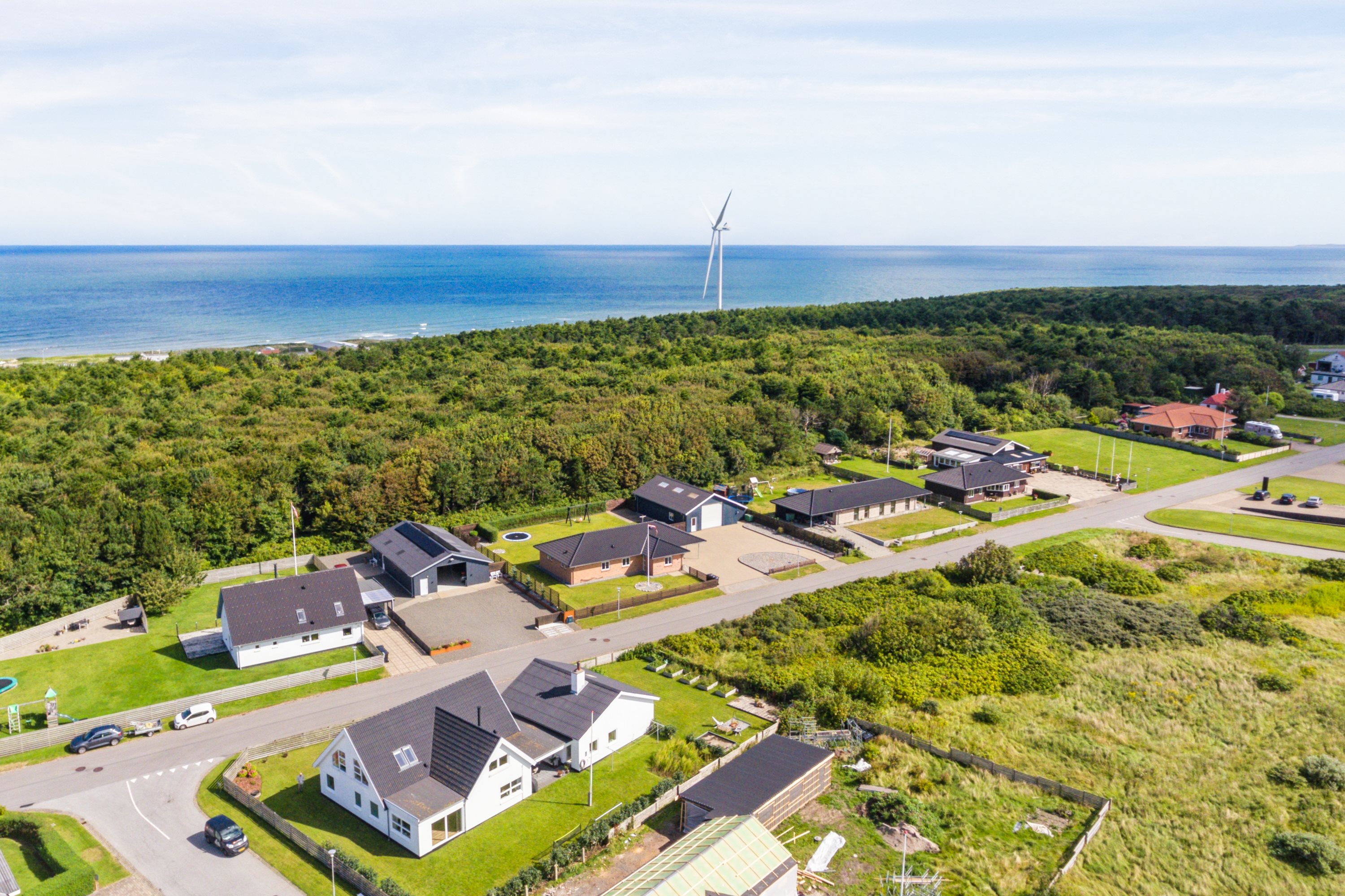 Fremhævet luftfoto billede i fuldskærmstilstand. Billede af Bødkervej 59, 7730 Hanstholm