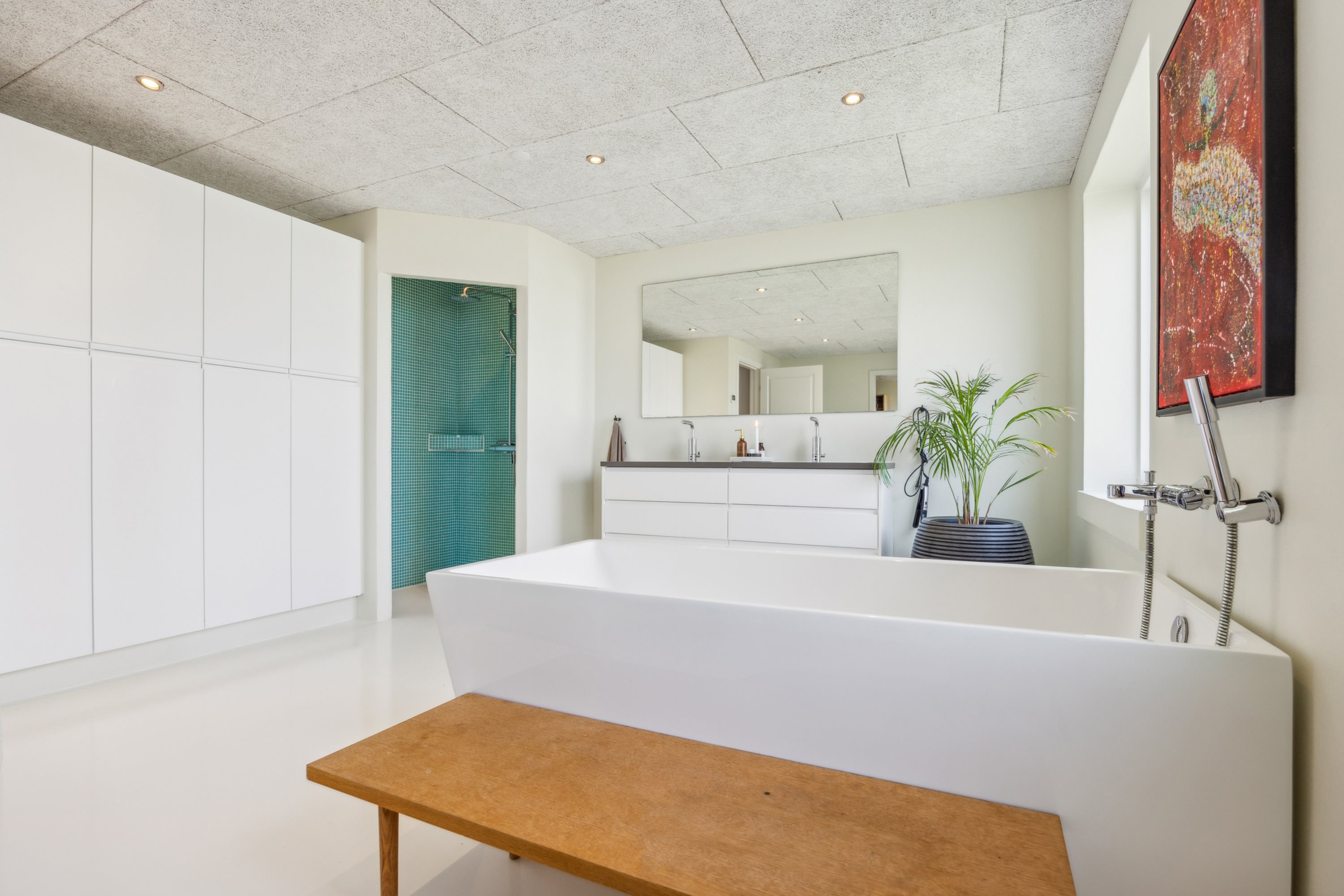 Fremhævet badeværelse billede i fuldskærmstilstand. Billede af Bødkervej 59, 7730 Hanstholm