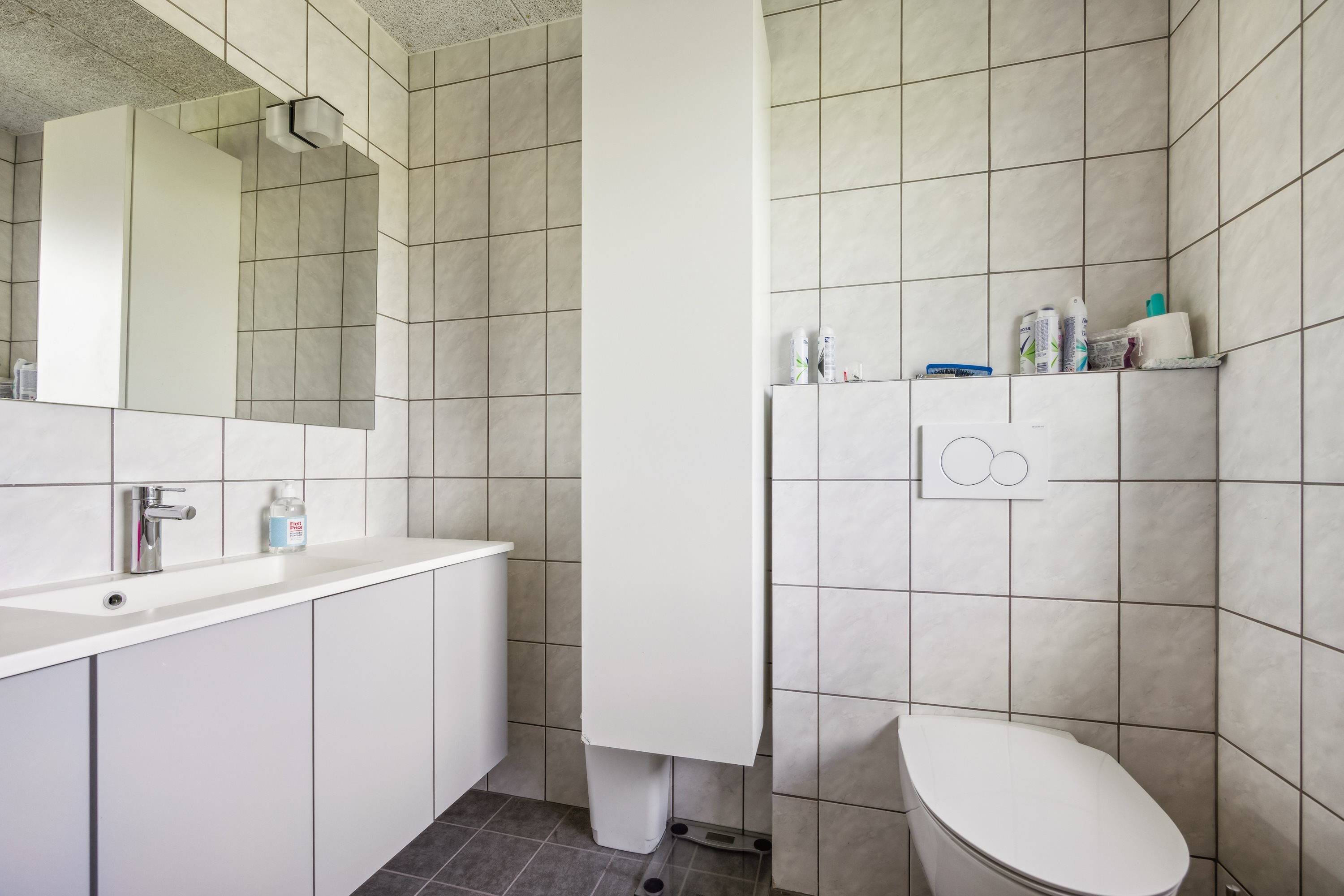 Fremhævet badeværelse billede i fuldskærmstilstand. Billede af Rundhøjvej 12, Ø Hvidbjerg, 7970 Redsted M