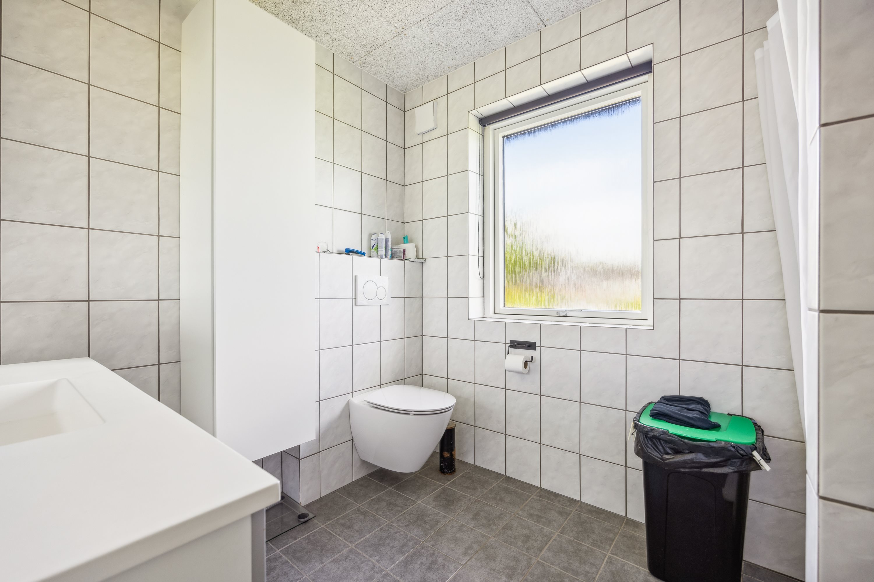 Fremhævet badeværelse billede i fuldskærmstilstand. Billede af Rundhøjvej 12, Ø Hvidbjerg, 7970 Redsted M