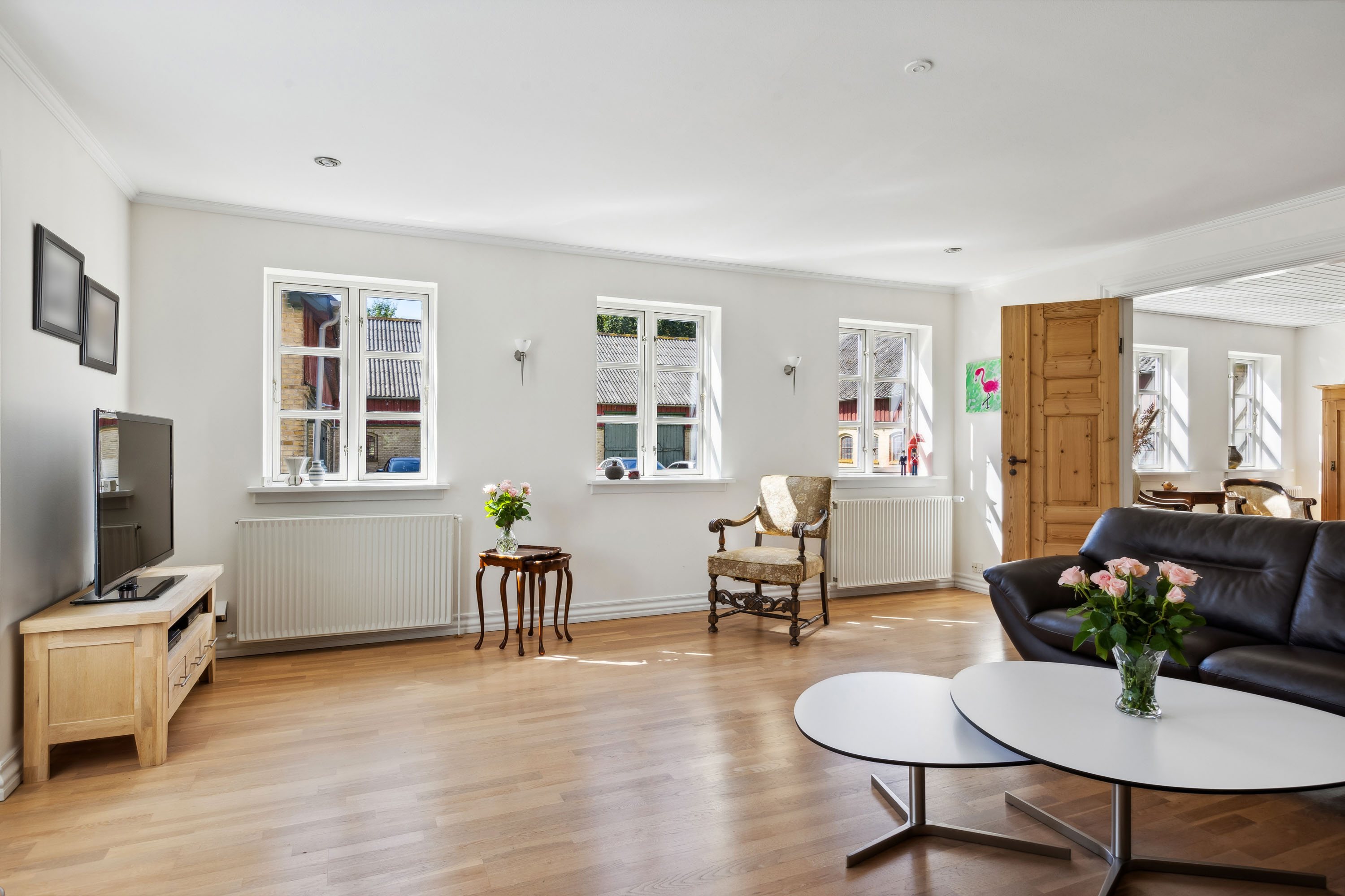 Fremhævet stue billede i fuldskærmstilstand. Billede af Hågerupvej 43, Hågerup, 5600 Faaborg