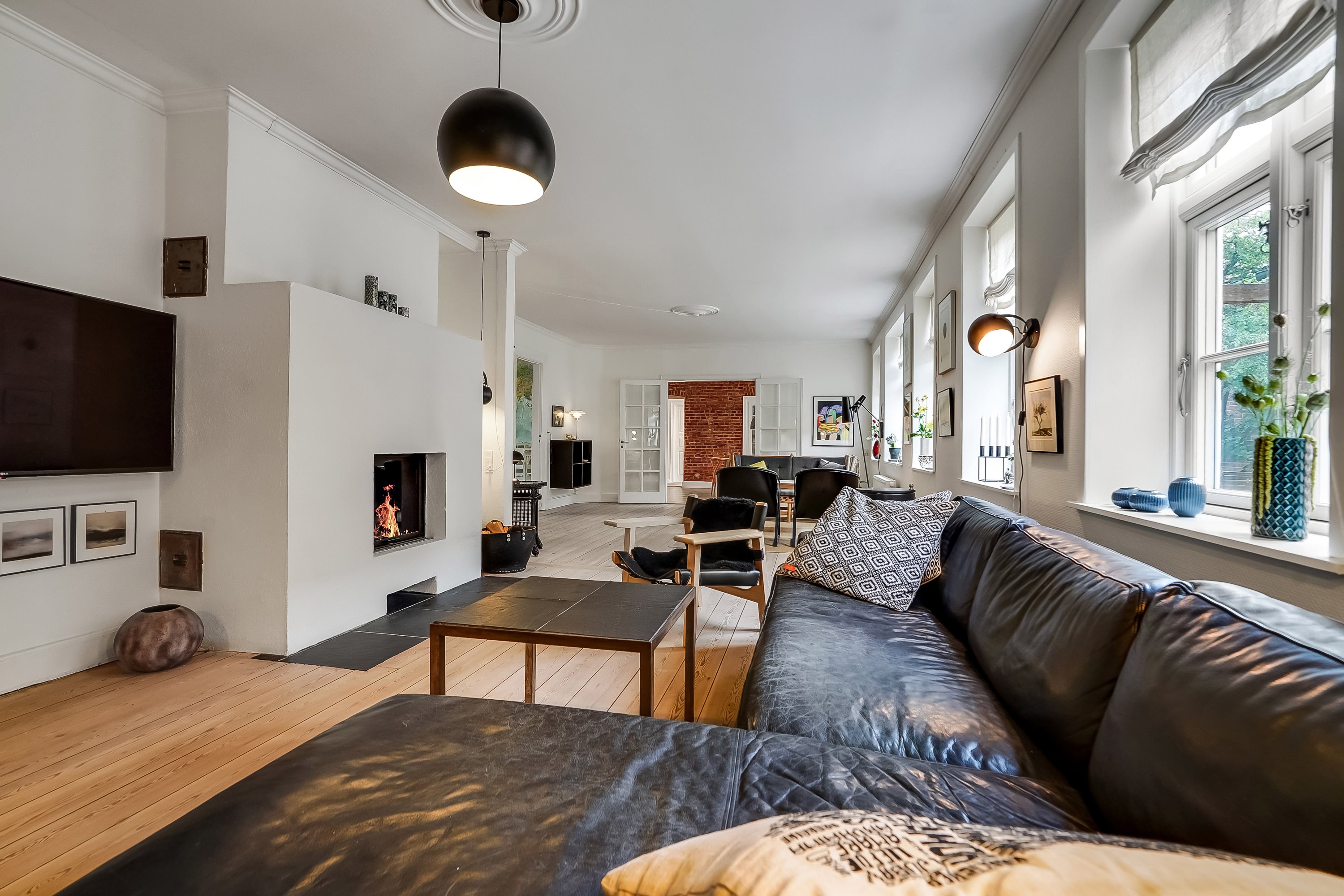 Fremhævet stue billede i fuldskærmstilstand. Billede af Vejlevej 16, 7300 Jelling