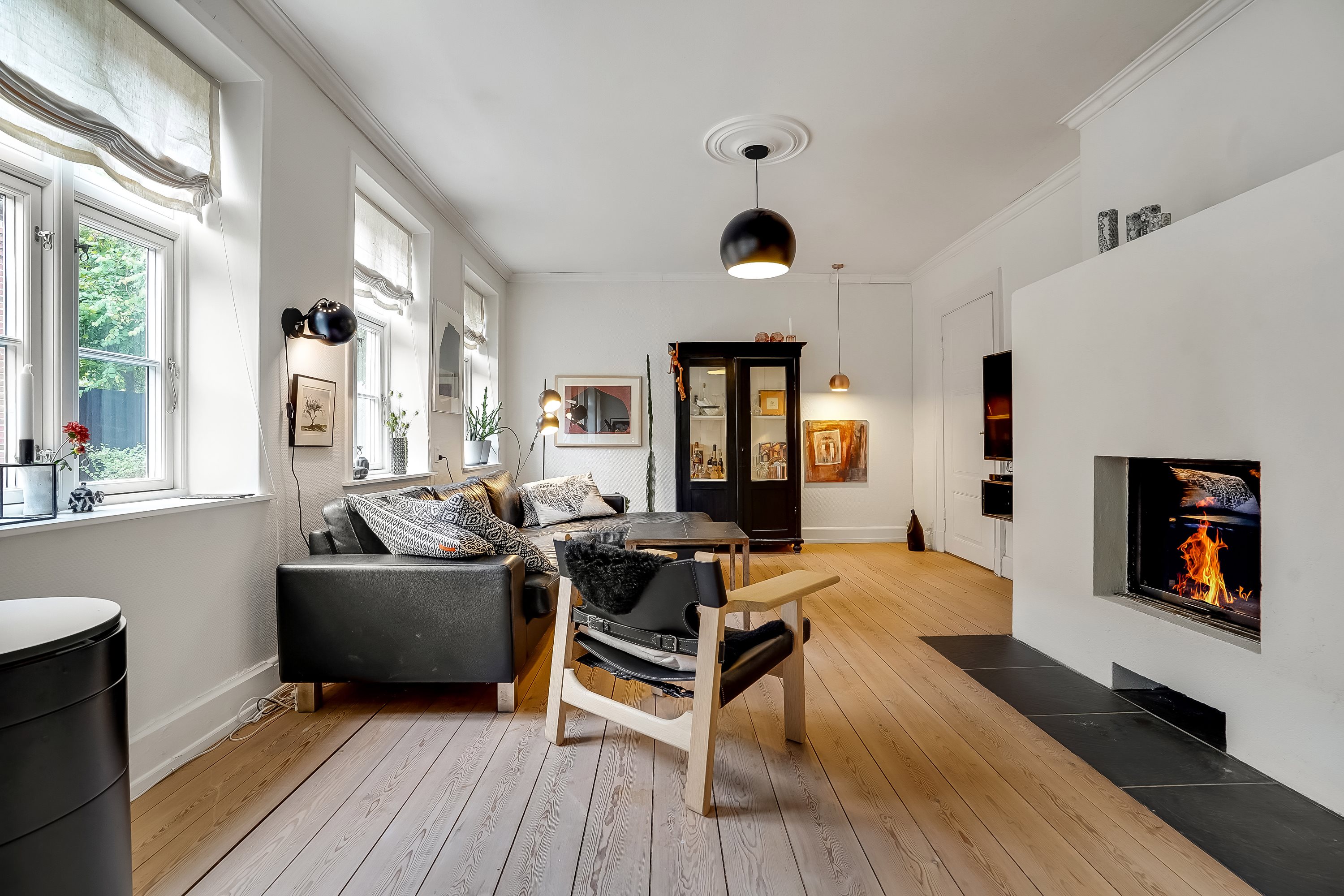 Fremhævet stue billede i fuldskærmstilstand. Billede af Vejlevej 16, 7300 Jelling