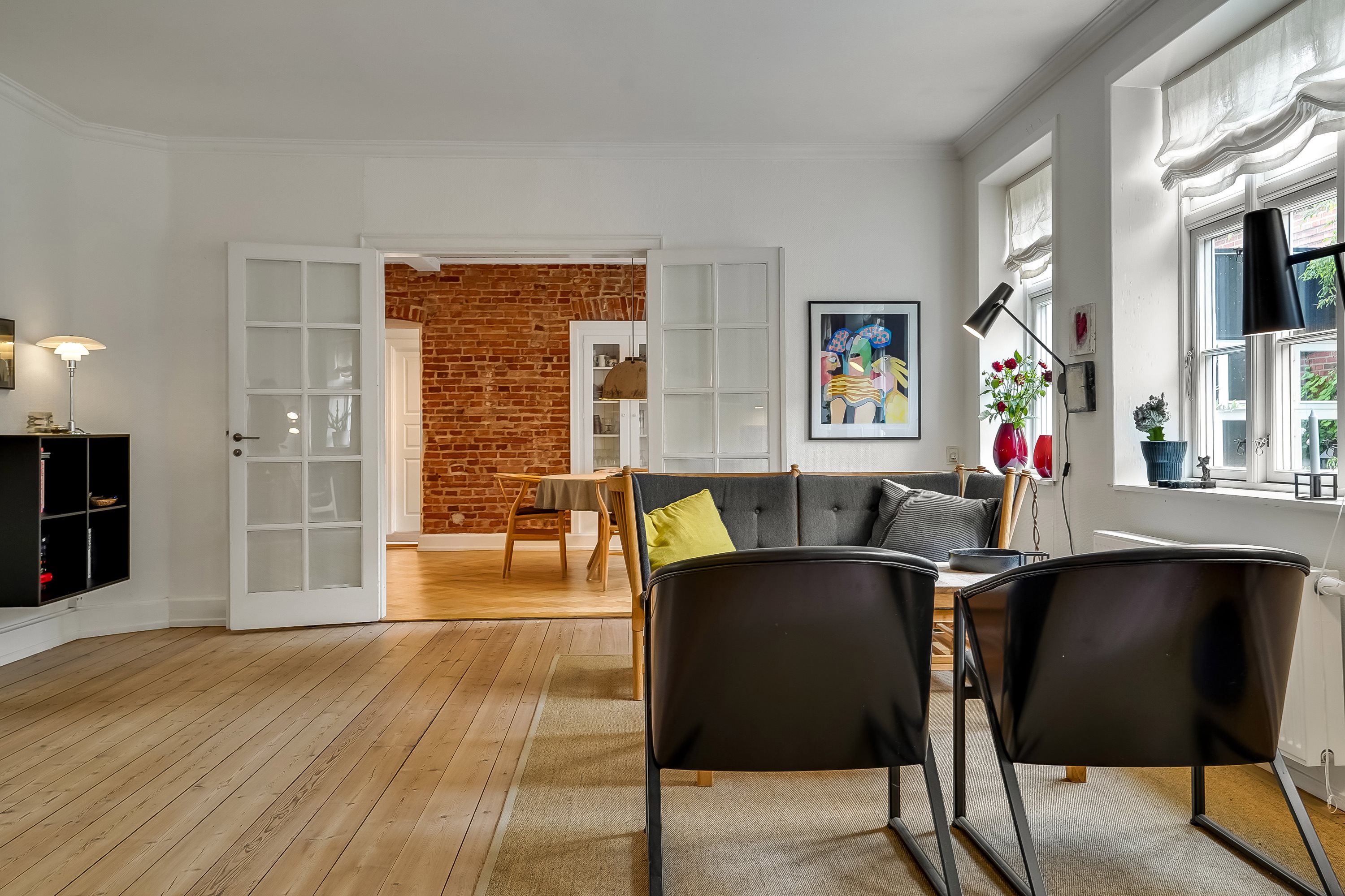 Fremhævet stue billede i fuldskærmstilstand. Billede af Vejlevej 16, 7300 Jelling