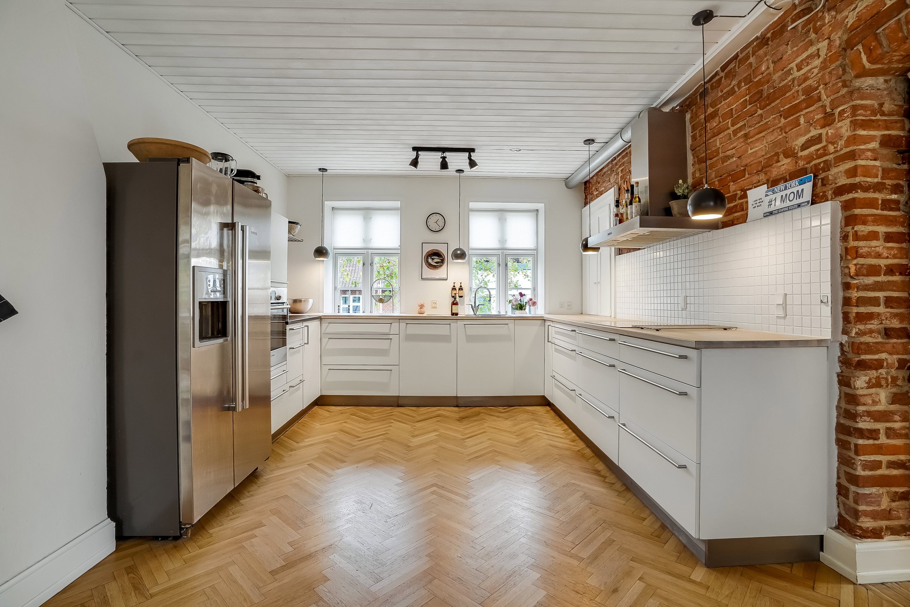 Fremhævet køkken billede i fuldskærmstilstand. Billede af Vejlevej 16, 7300 Jelling