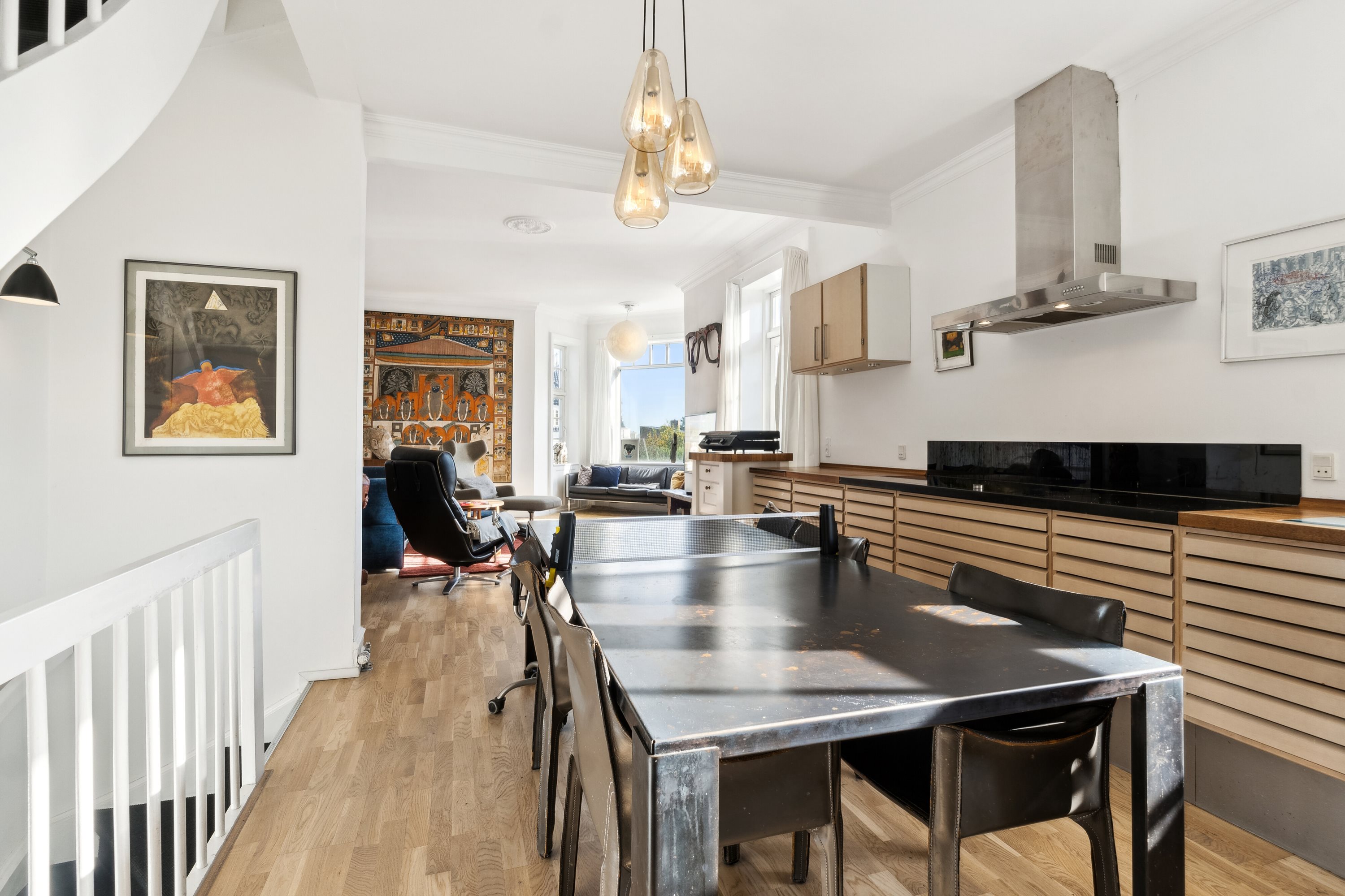 Fremhævet spisestue billede i fuldskærmstilstand. Billede af Slotsalleen 6B, 2930 Klampenborg