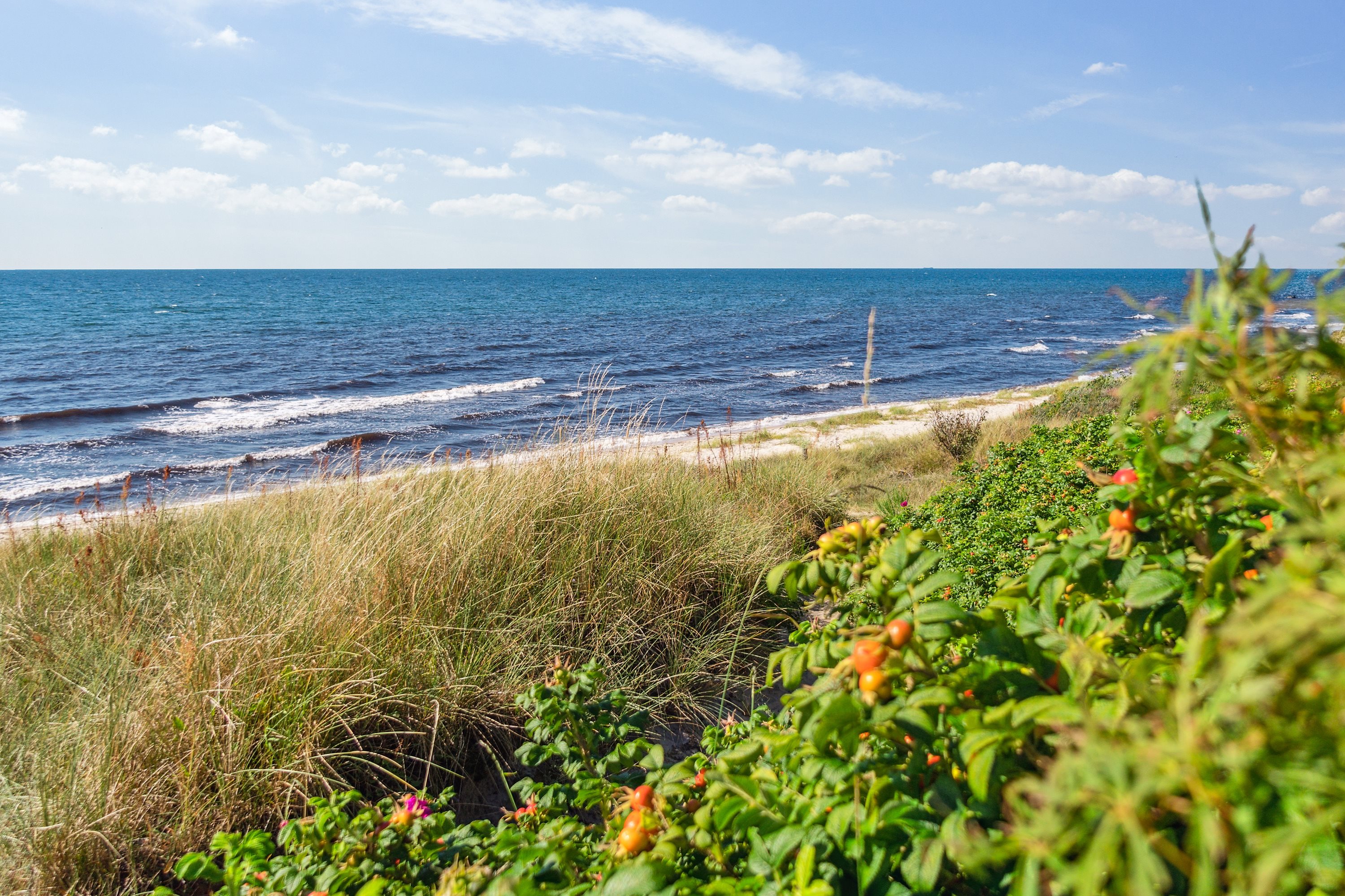 Fremhævet  billede i fuldskærmstilstand. Billede af Sømarkshusene 13, Pedersker, 3720 Aakirkeby
