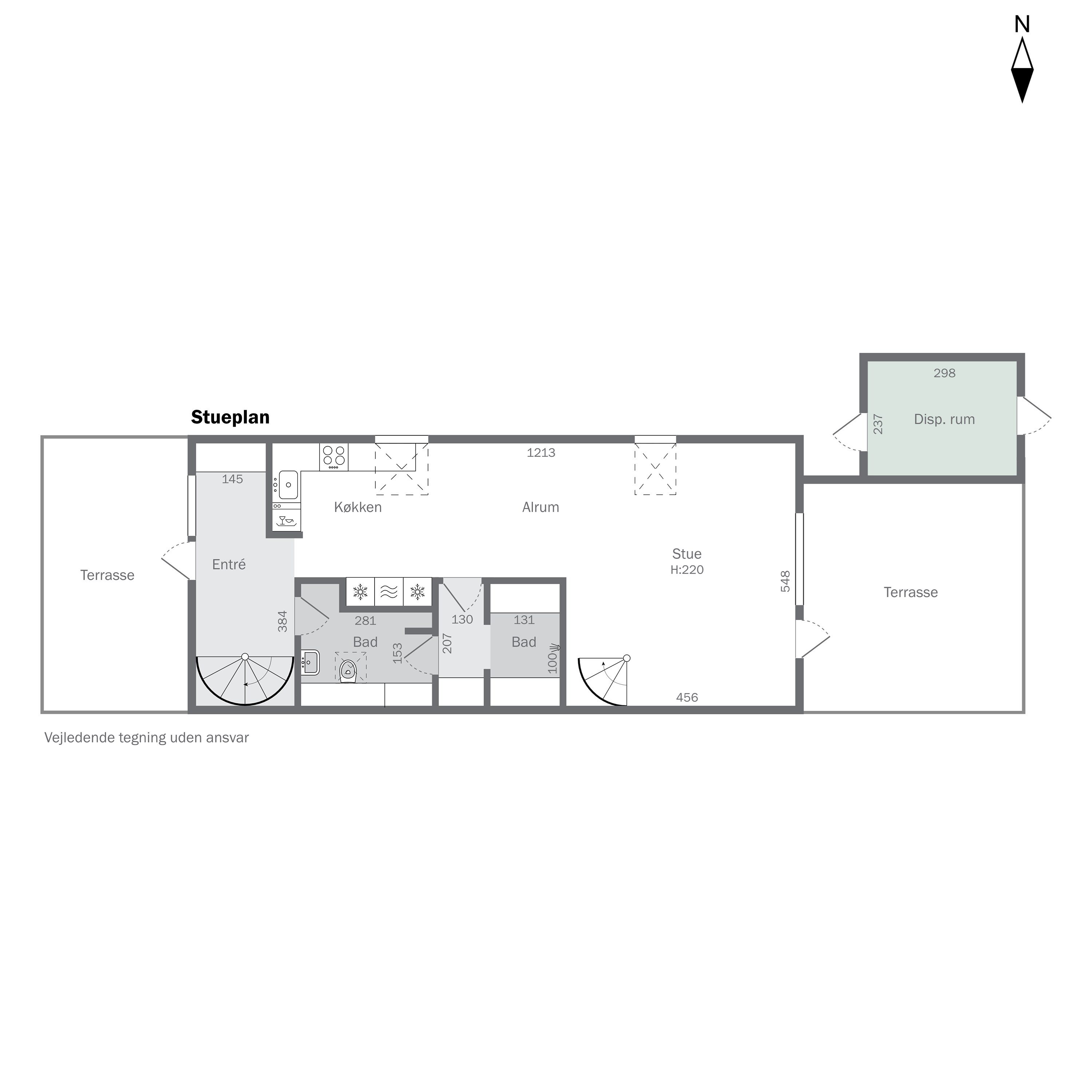 Plantegninger billede af Golfsvinget 167, Gatten, 9640 Farsø