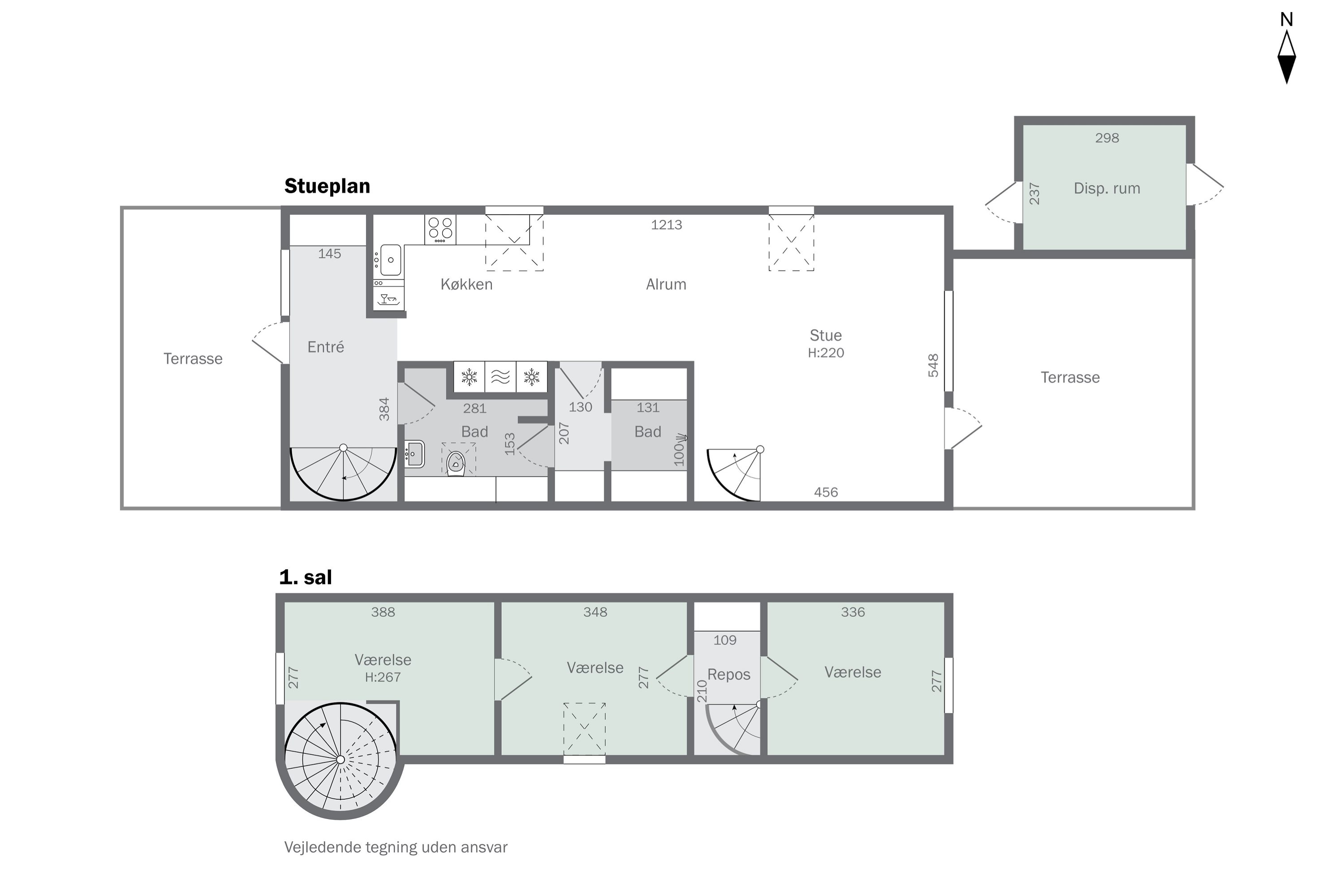 Plantegninger billede af Golfsvinget 167, Gatten, 9640 Farsø