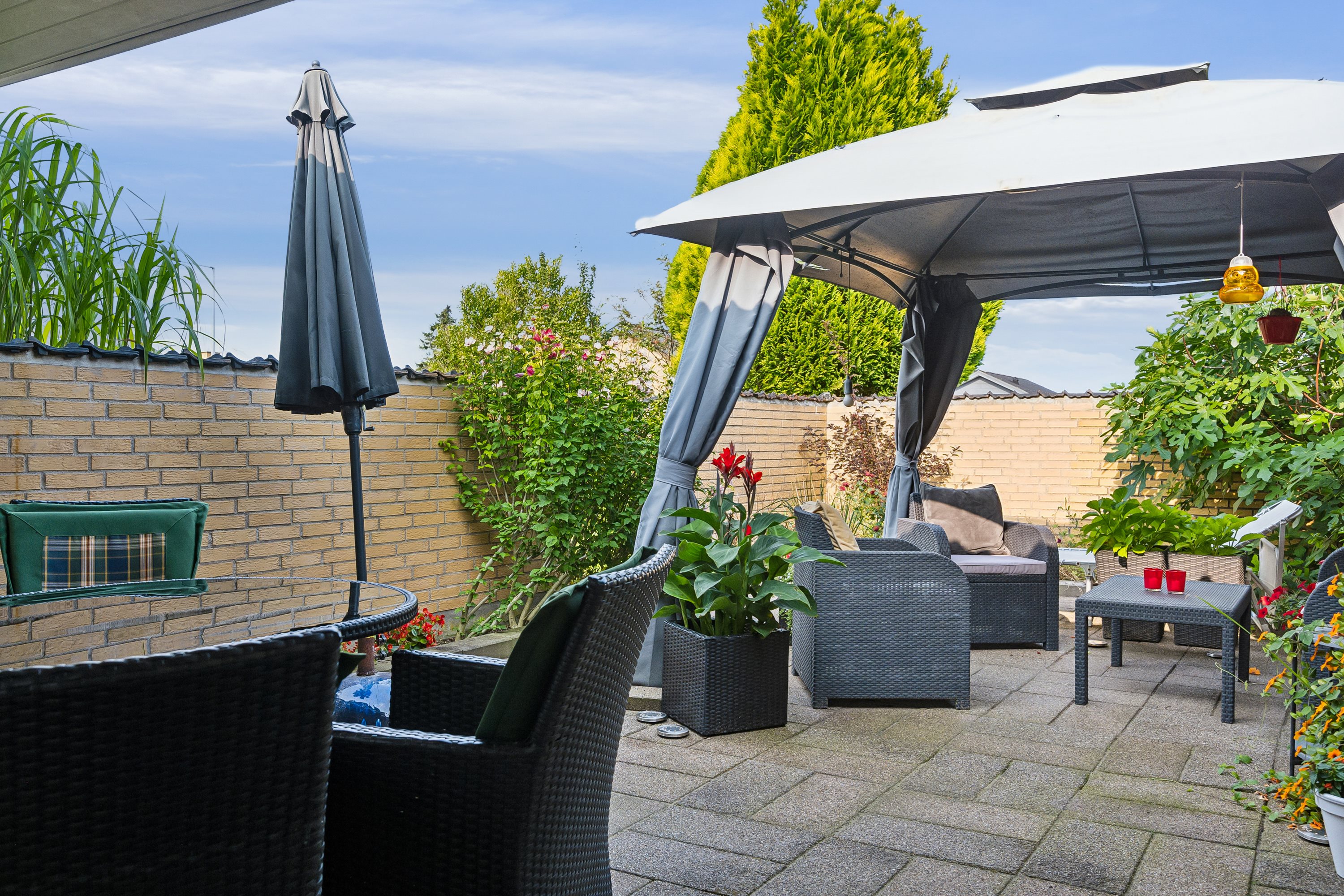 Fremhævet terrasse billede i fuldskærmstilstand. Billede af Ørnevej 19, 9700 Brønderslev