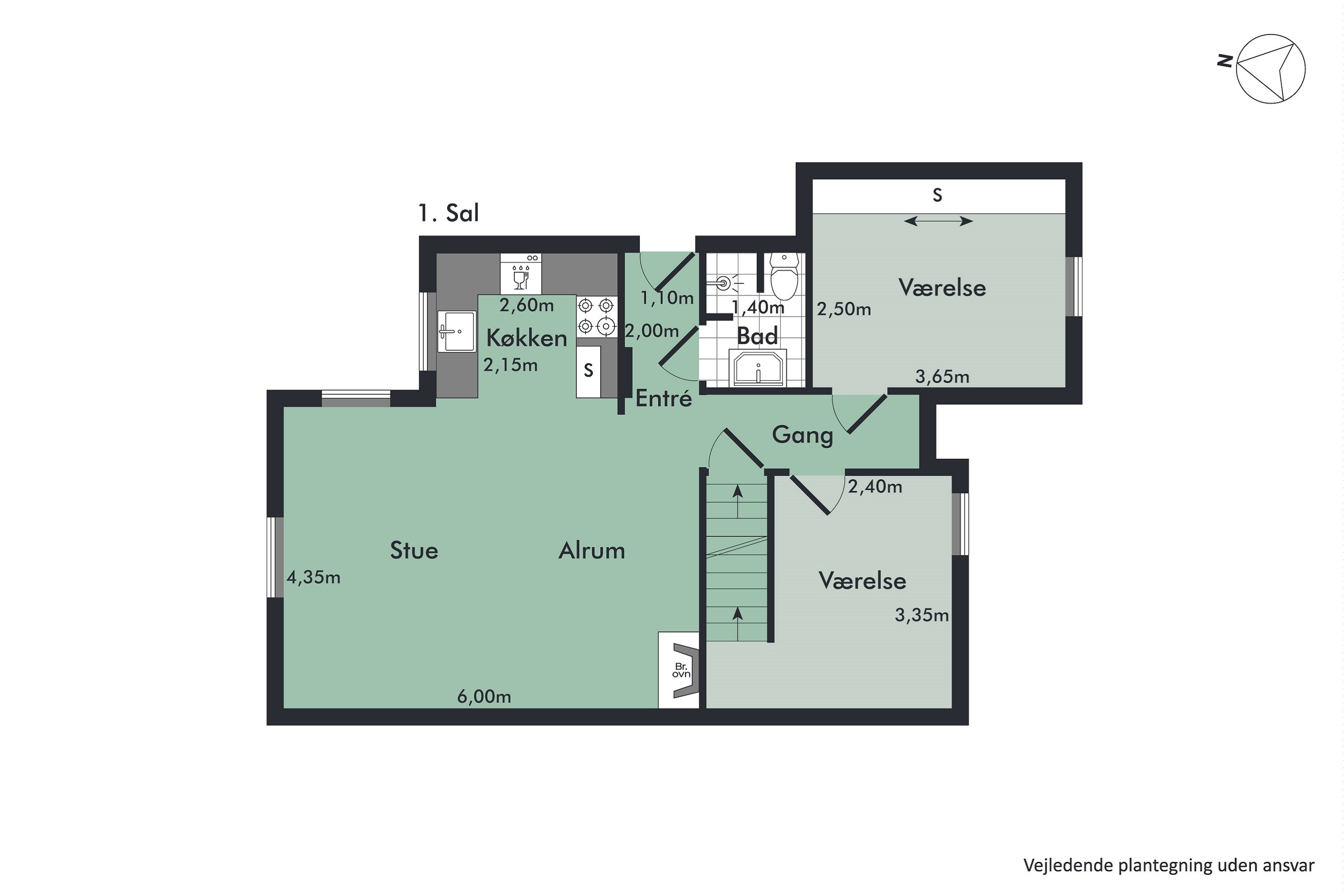 Plantegninger billede af Mølleparkvej 7, 9000 Aalborg