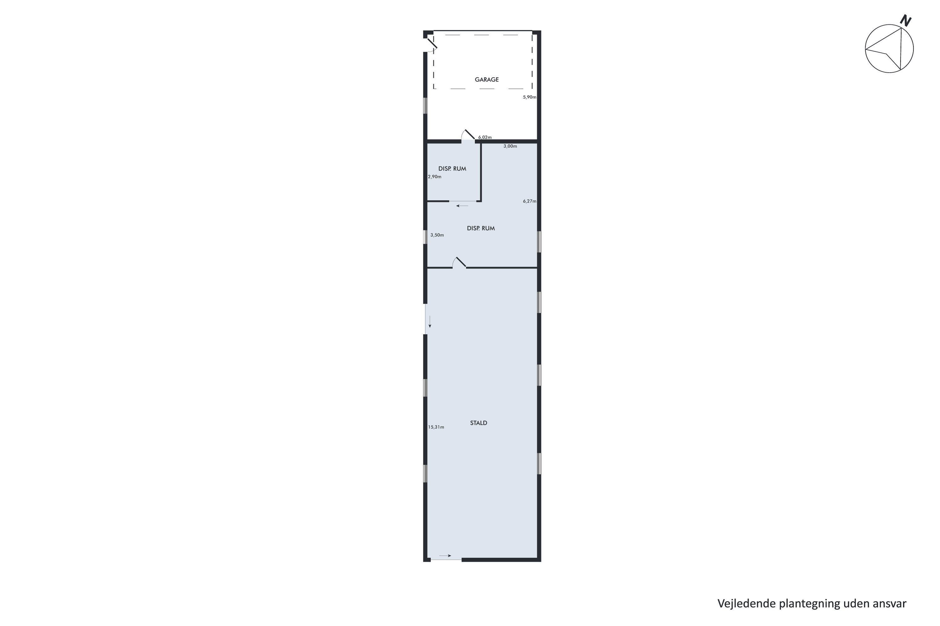 Plantegninger billede af Tranekærvej 91, Kaas, 9490 Pandrup