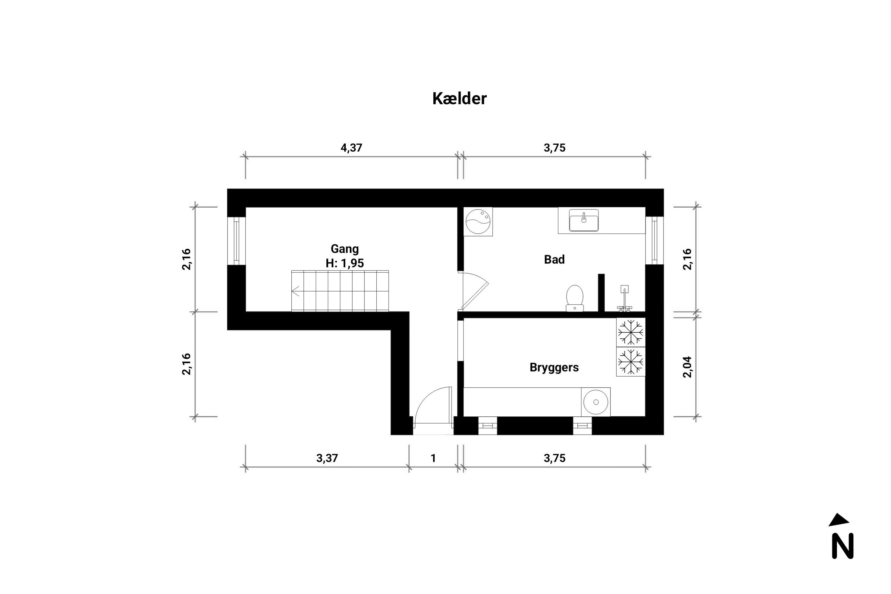 Plantegninger billede af Rønvej 8, 4850 Stubbekøbing
