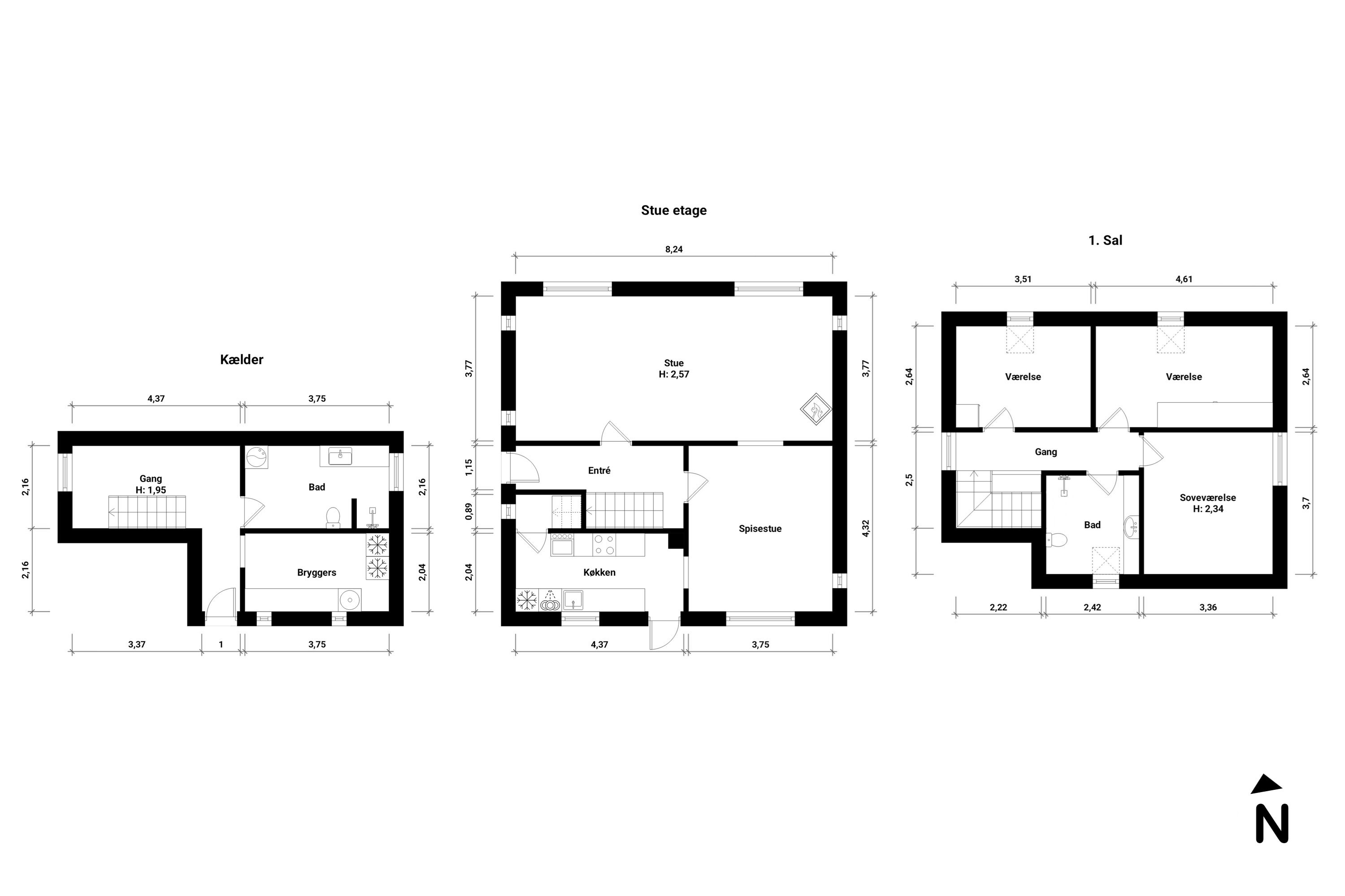 Plantegninger billede af Rønvej 8, 4850 Stubbekøbing
