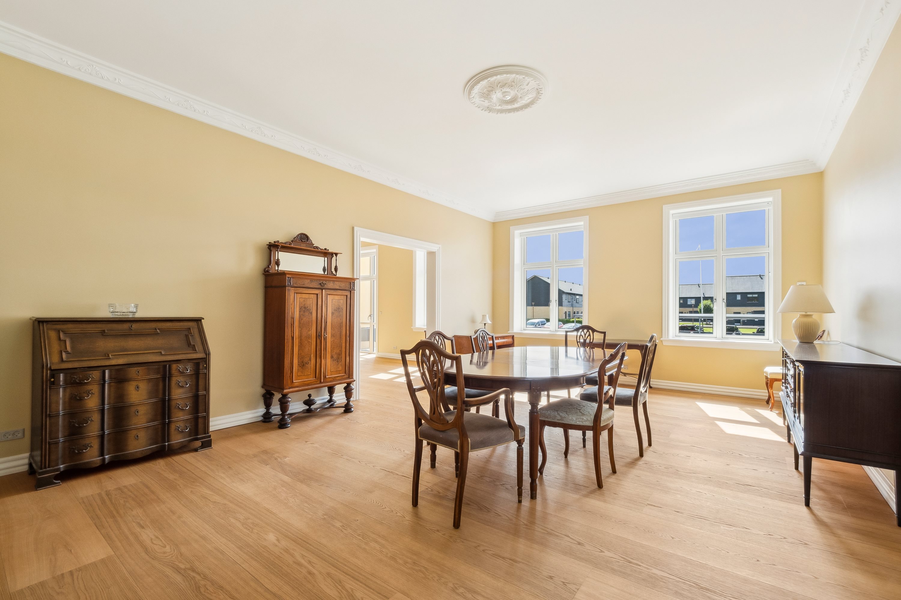 Fremhævet stue billede i fuldskærmstilstand. Billede af Østergade 58, 7900 Nykøbing M